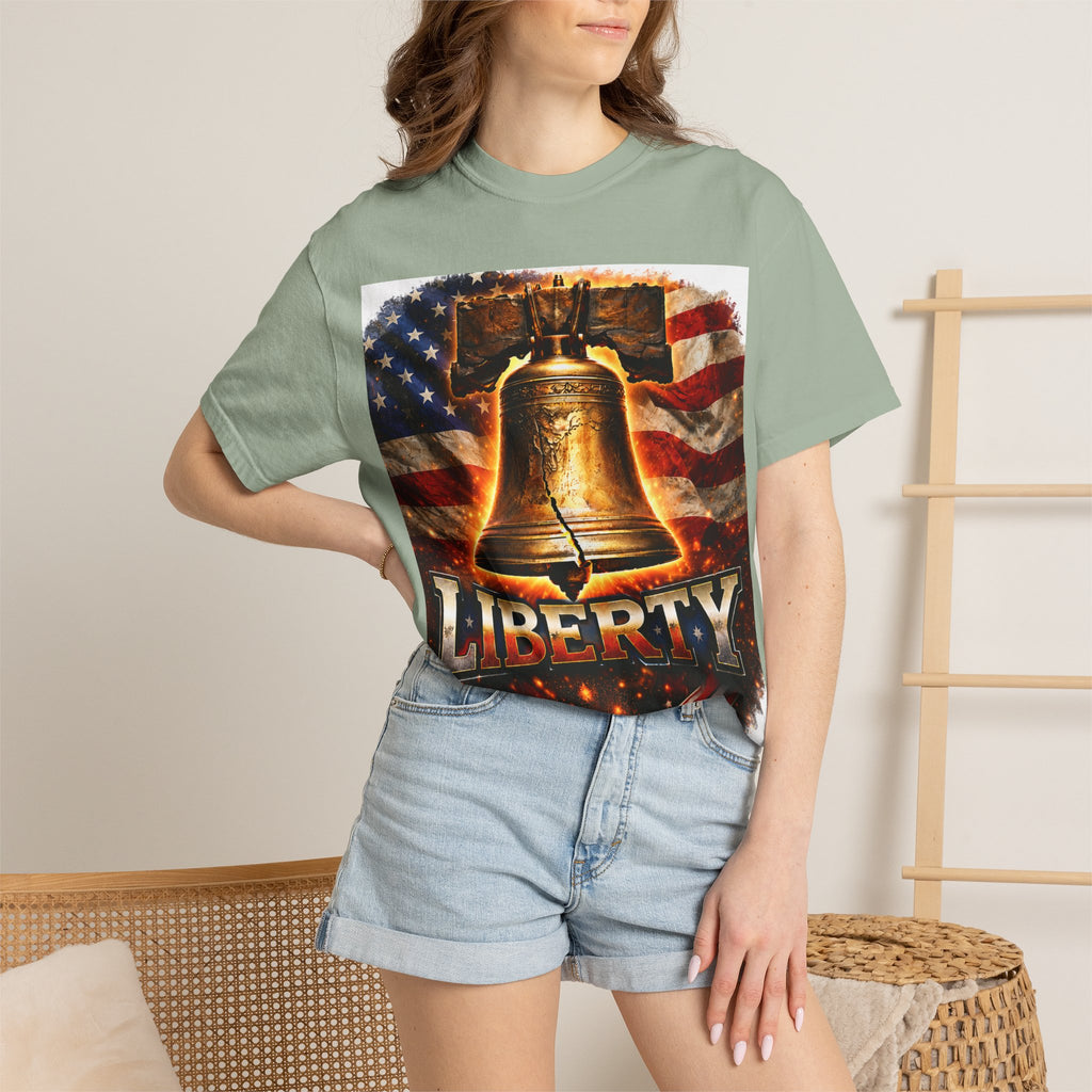 Liberty Bell T-Shirt — Patriotic American Flag Tee