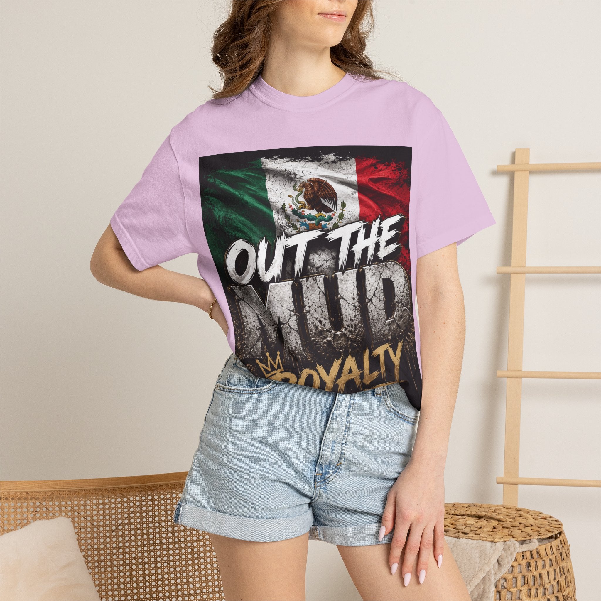 Out The Mud Royalty T-Shirt — Mexican Flag Streetwear Tee