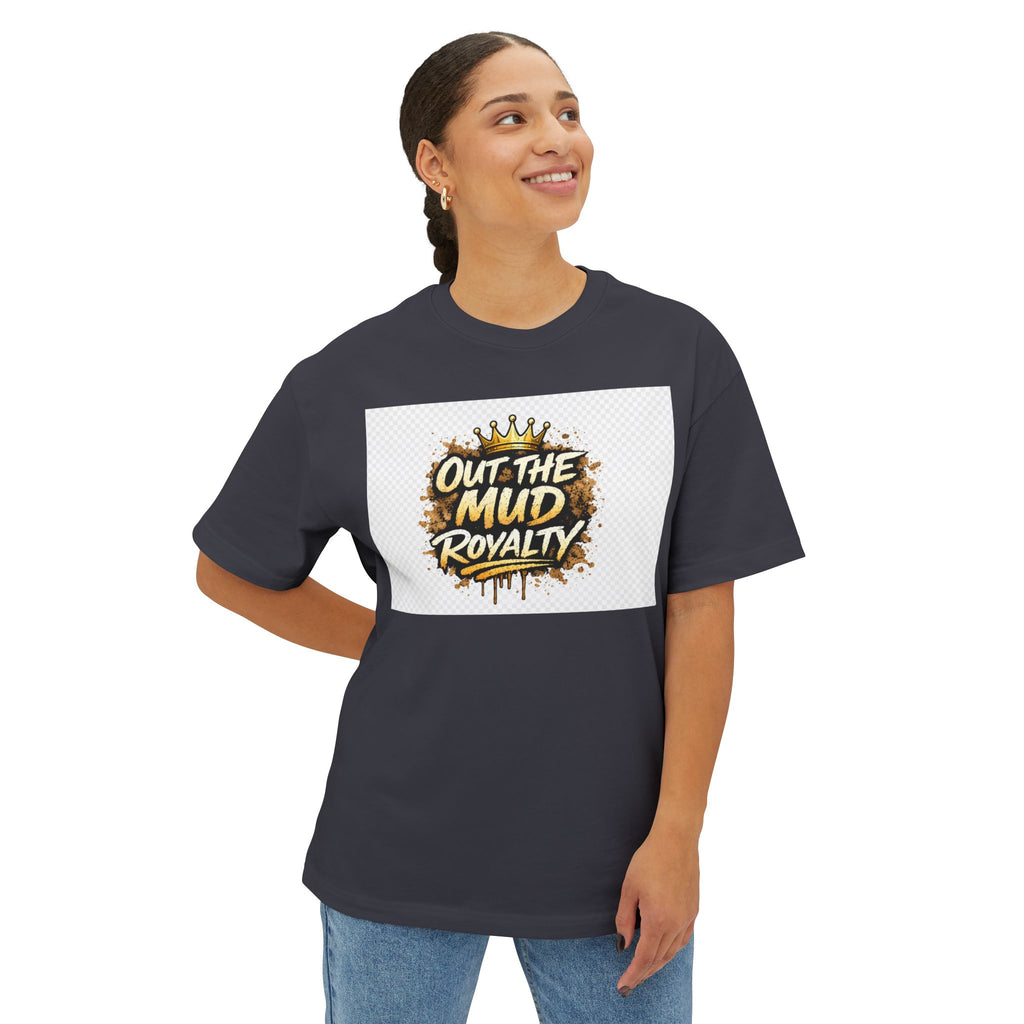 Graphic Tee — "Out The Mud Royalty" Dirt Splash Design