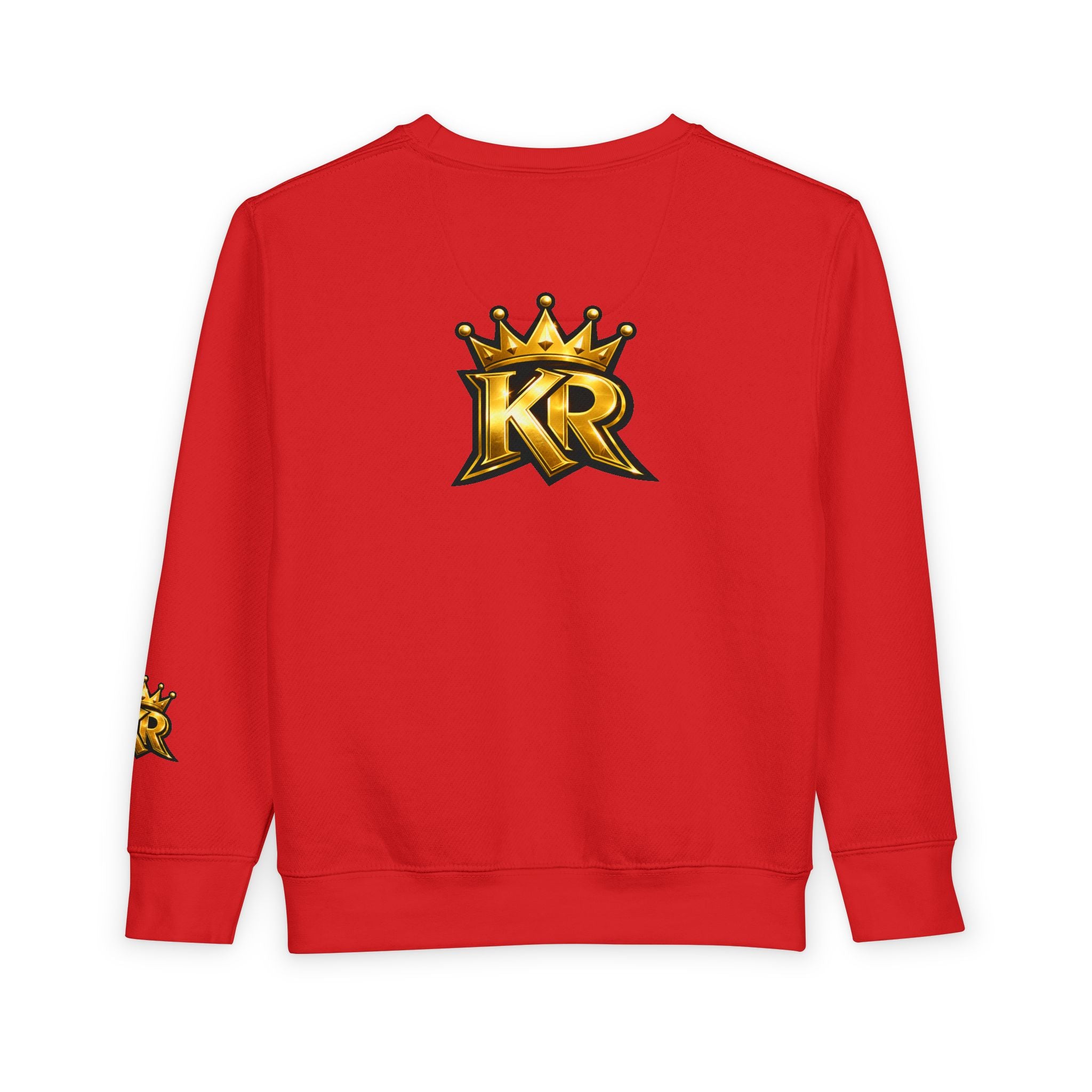 Toddler Sweatshirt - "Out the Mud Royalty" Gold Crown Graphic
