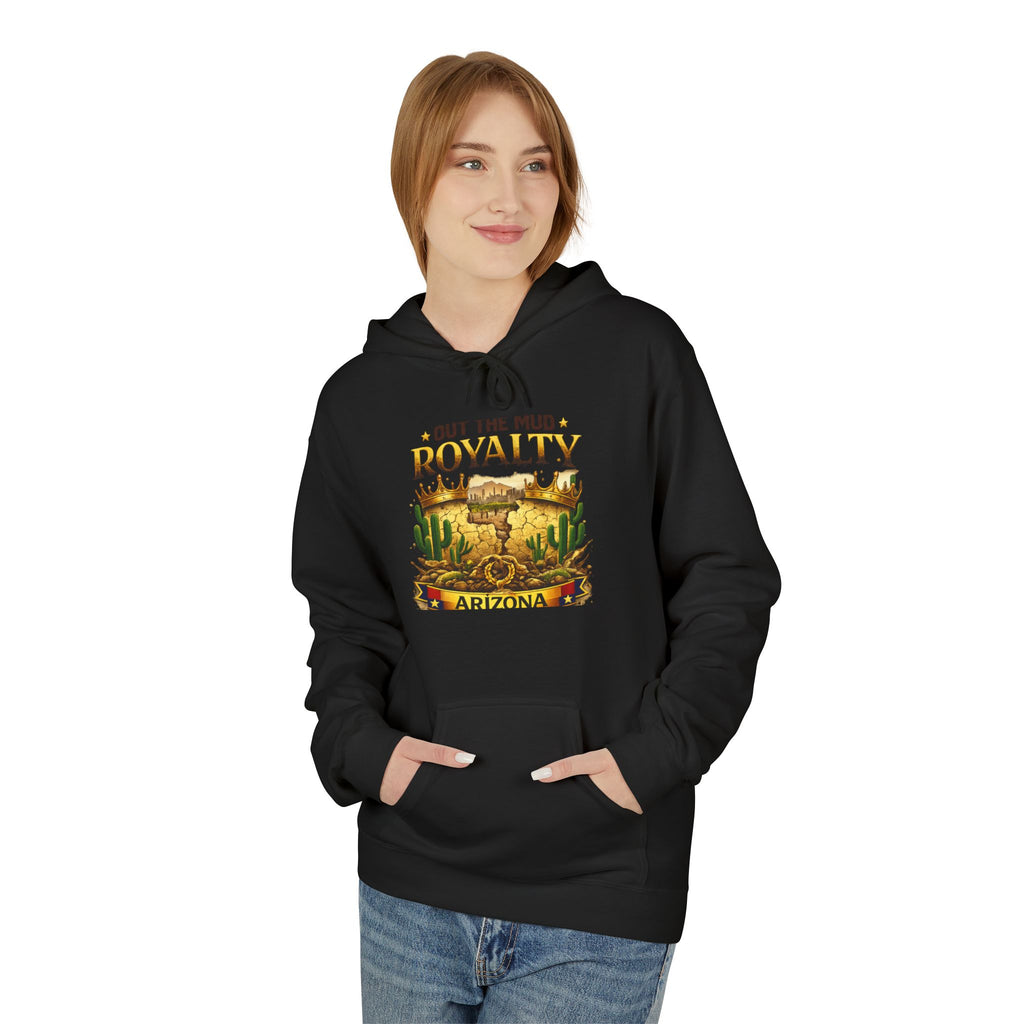 Arizona Desert 'Out in the Mud, Royalty' Hoodie — Western Cactus Graphic