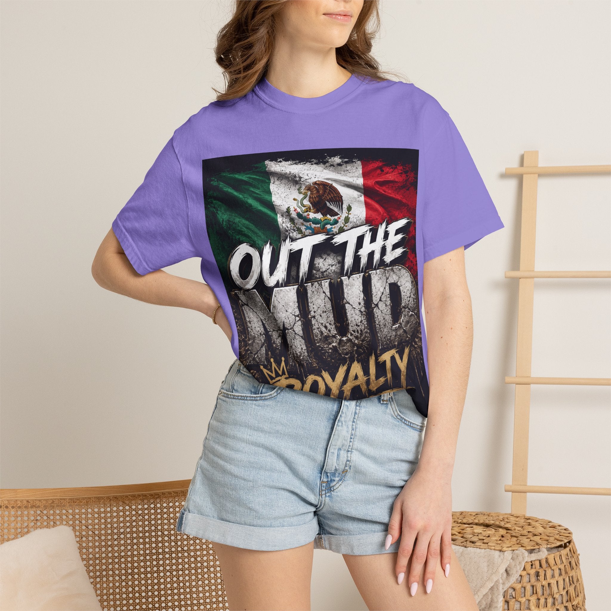 Out The Mud Royalty T-Shirt — Mexican Flag Streetwear Tee