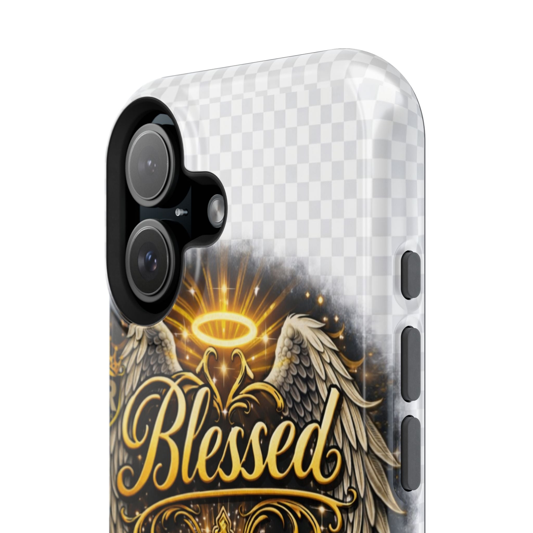 Blessed Cross Phone Case — Impact-Resistant Religious iPhone Case