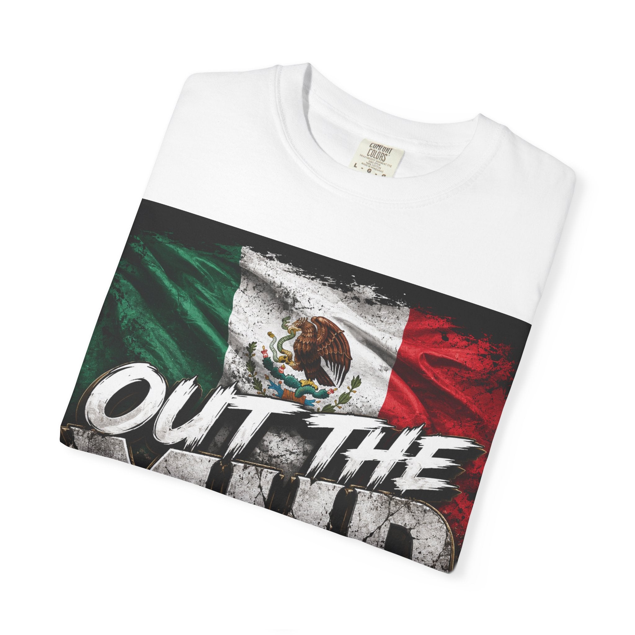 Out The Mud Royalty T-Shirt — Mexican Flag Streetwear Tee
