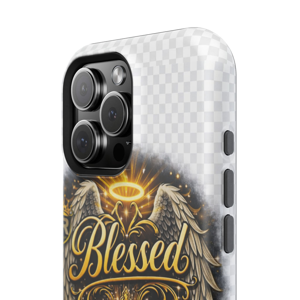Blessed Cross Phone Case — Impact-Resistant Religious iPhone Case