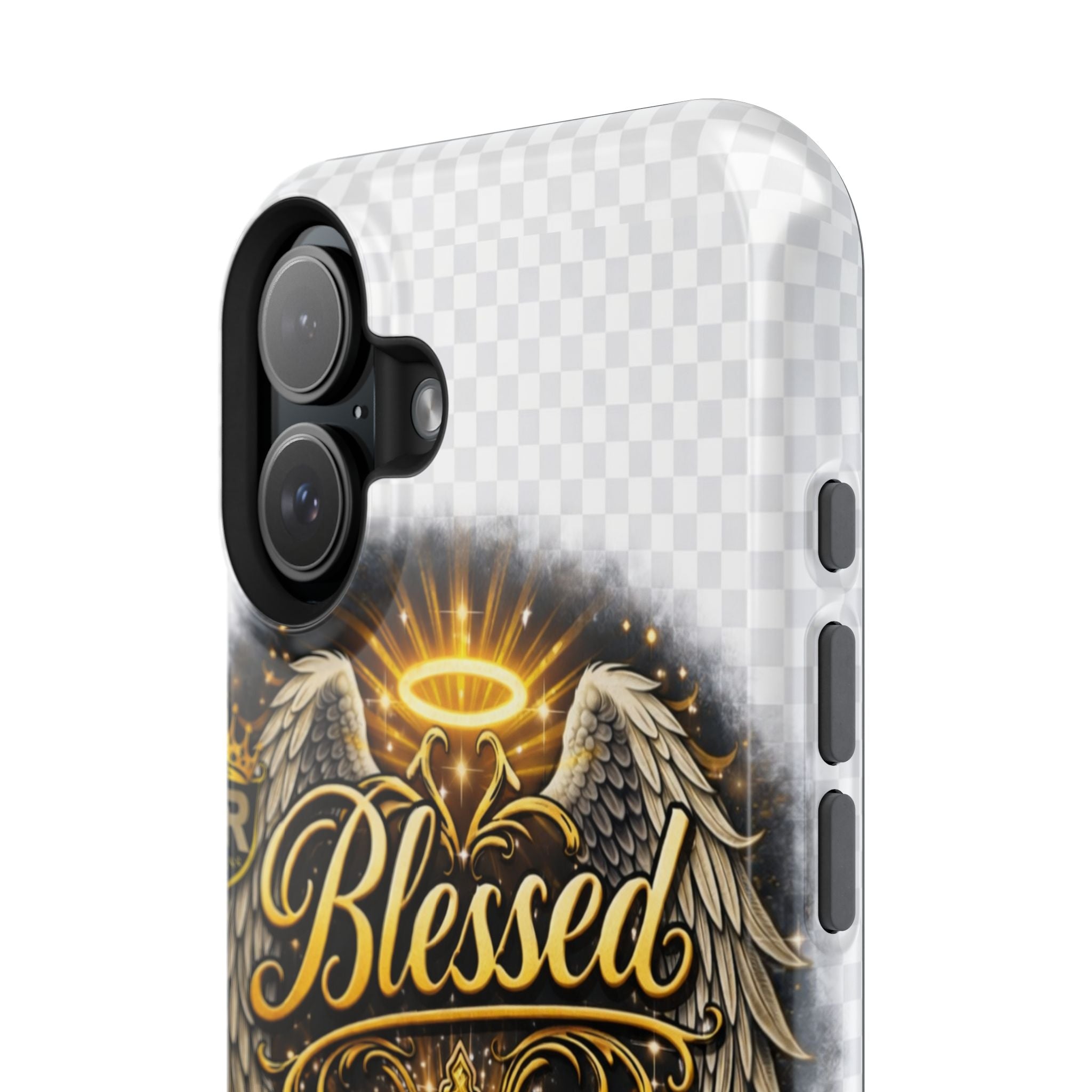 Blessed Cross Phone Case — Impact-Resistant Religious iPhone Case