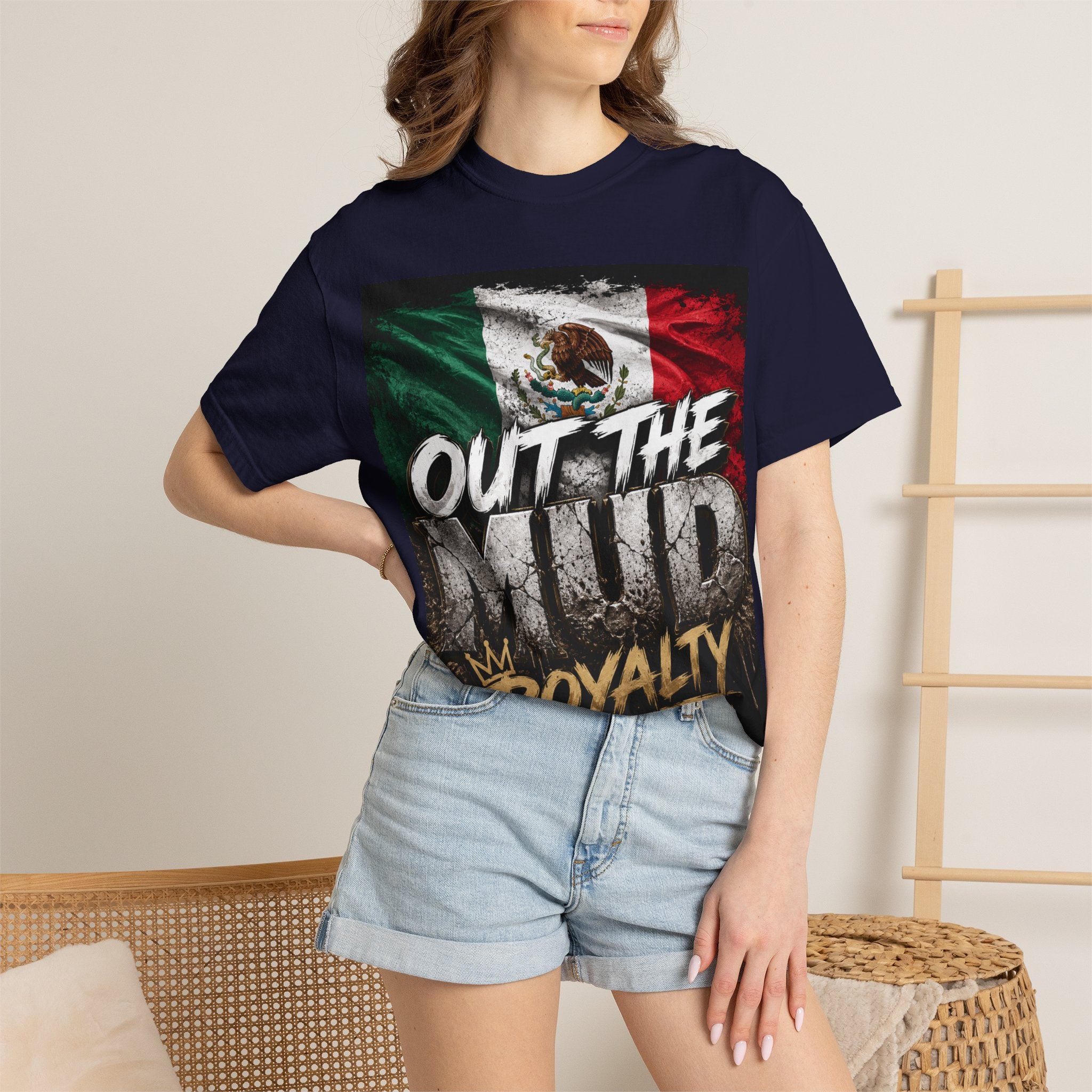 Out The Mud Royalty T-Shirt — Mexican Flag Streetwear Tee