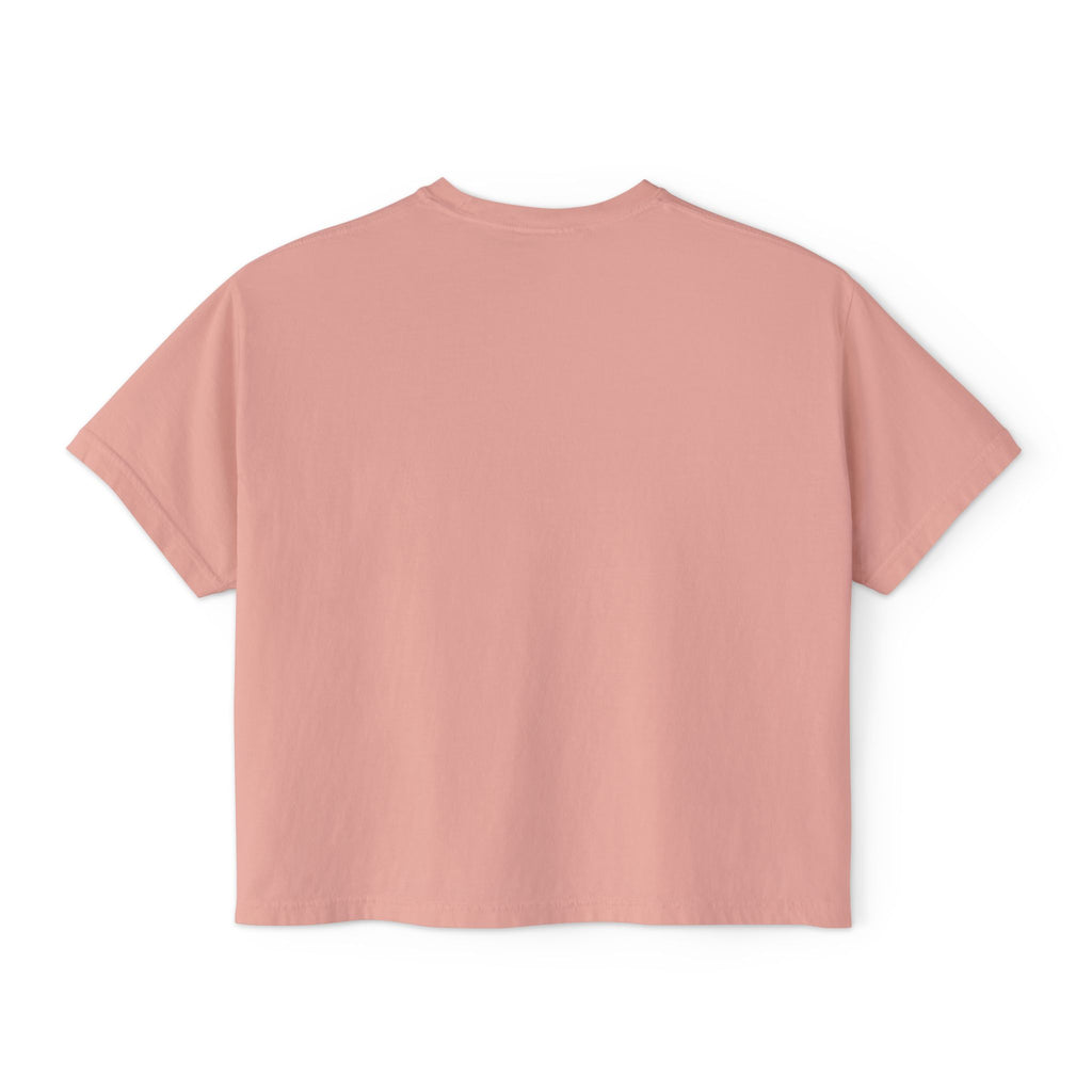 Out The Mud Royalty Women's Boxy Tee — Mud Crown Graphic Crop T-Shirt