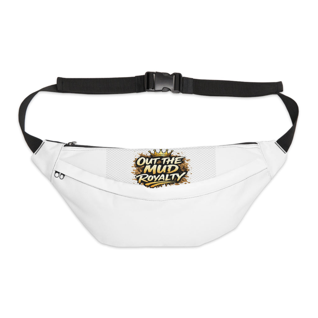 Large Fanny Pack — "Out the Mud Royalty" Graphic Waist Bag