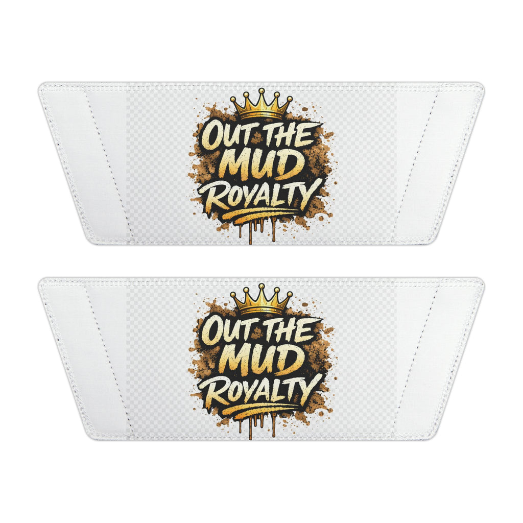 Youth Slide Sandals with Removable Strap — "Out the Mud Royalty" Graphic