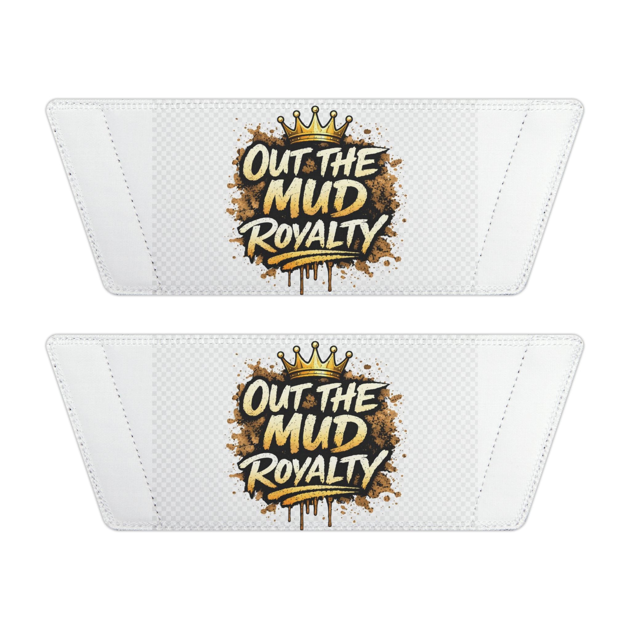 Youth Slide Sandals with Removable Strap — "Out the Mud Royalty" Graphic