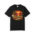 Arizona Sunset Desert T-Shirt — "Arizona: Valley of the Sun" Graphic Tee