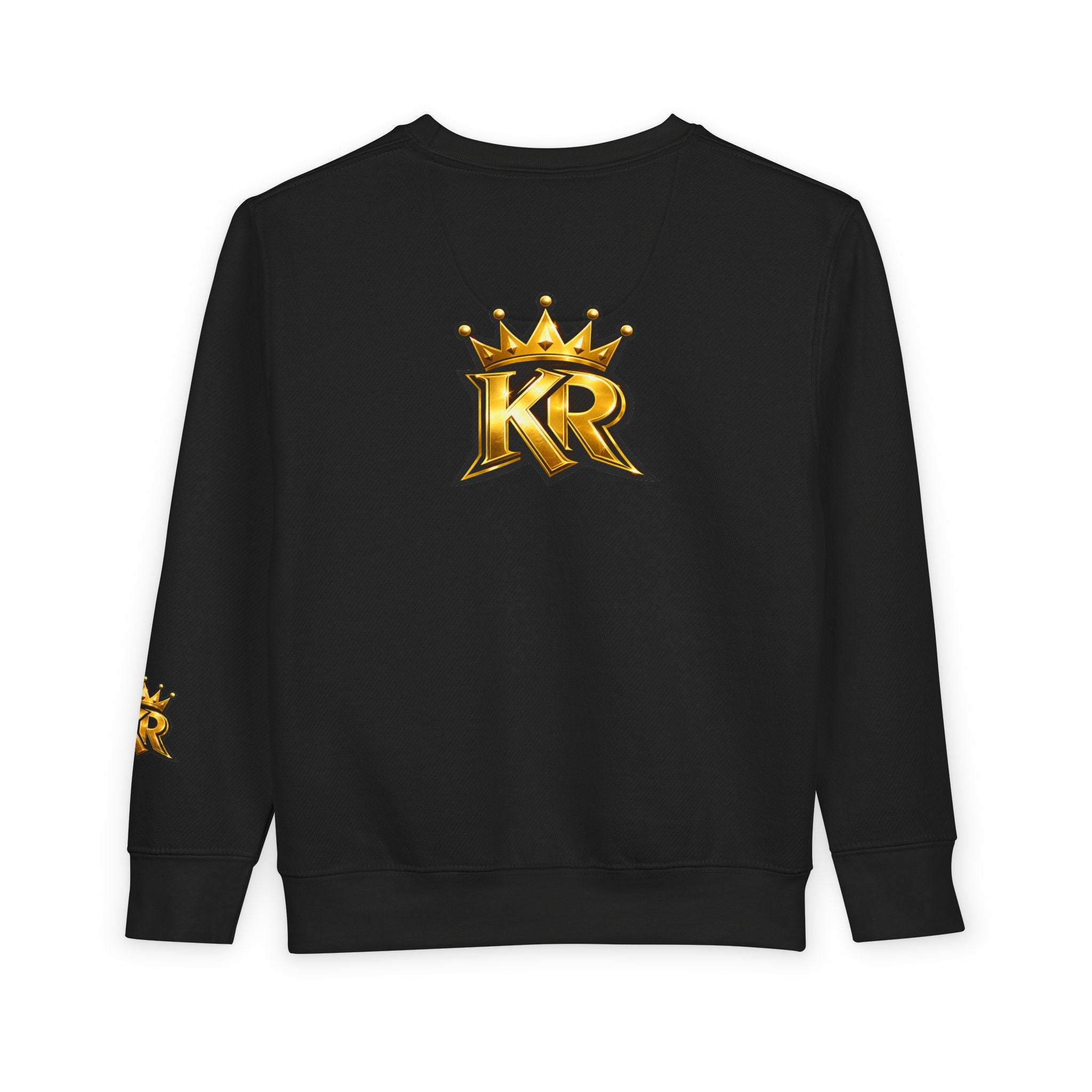 Toddler Sweatshirt - "Out the Mud Royalty" Gold Crown Graphic