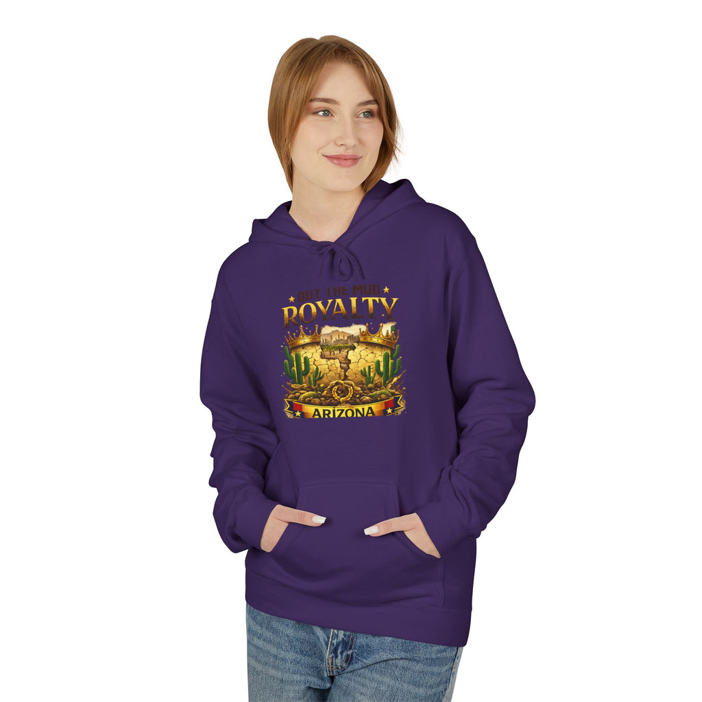 Arizona Desert 'Out in the Mud, Royalty' Hoodie — Western Cactus Graphic