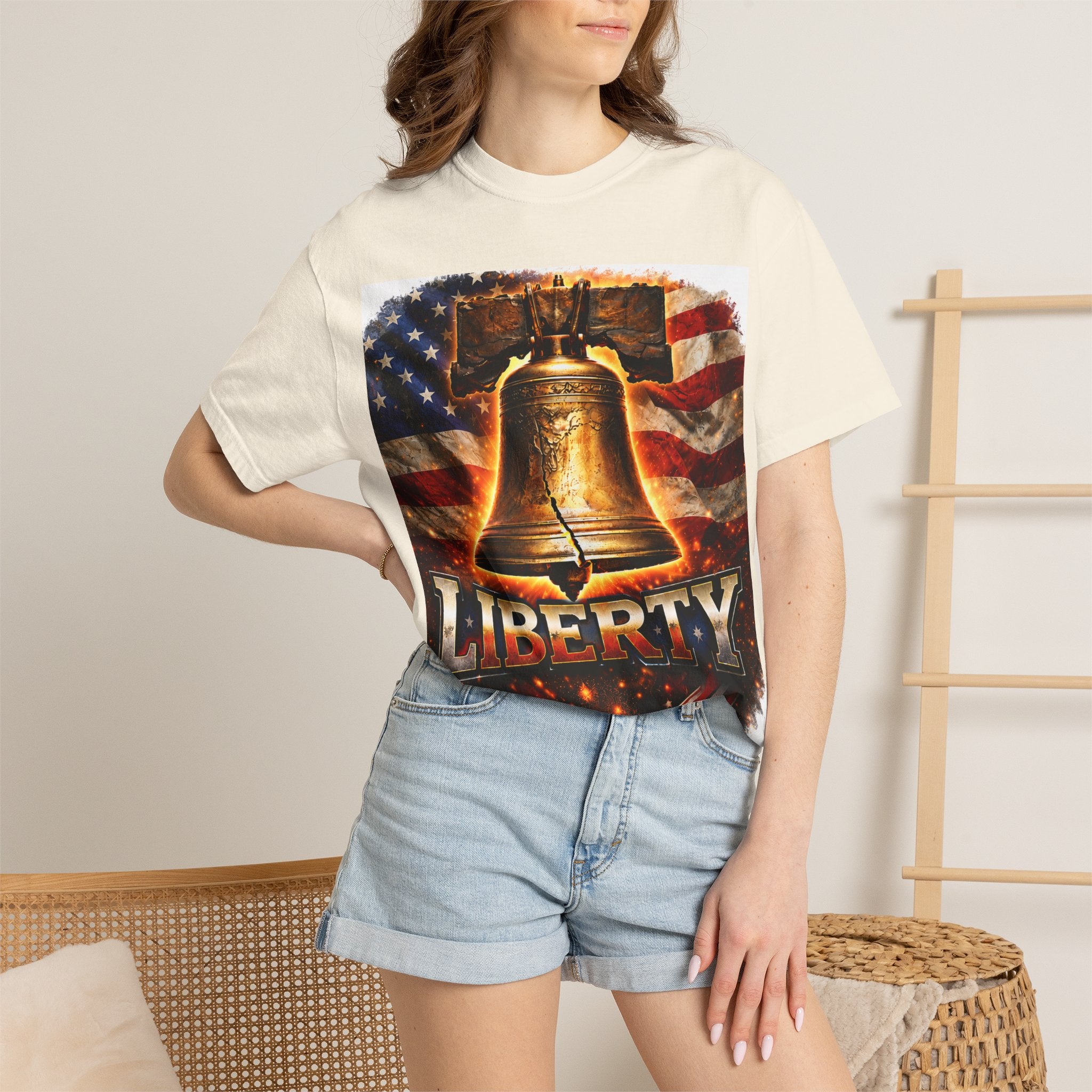 Liberty Bell T-Shirt — Patriotic American Flag Tee