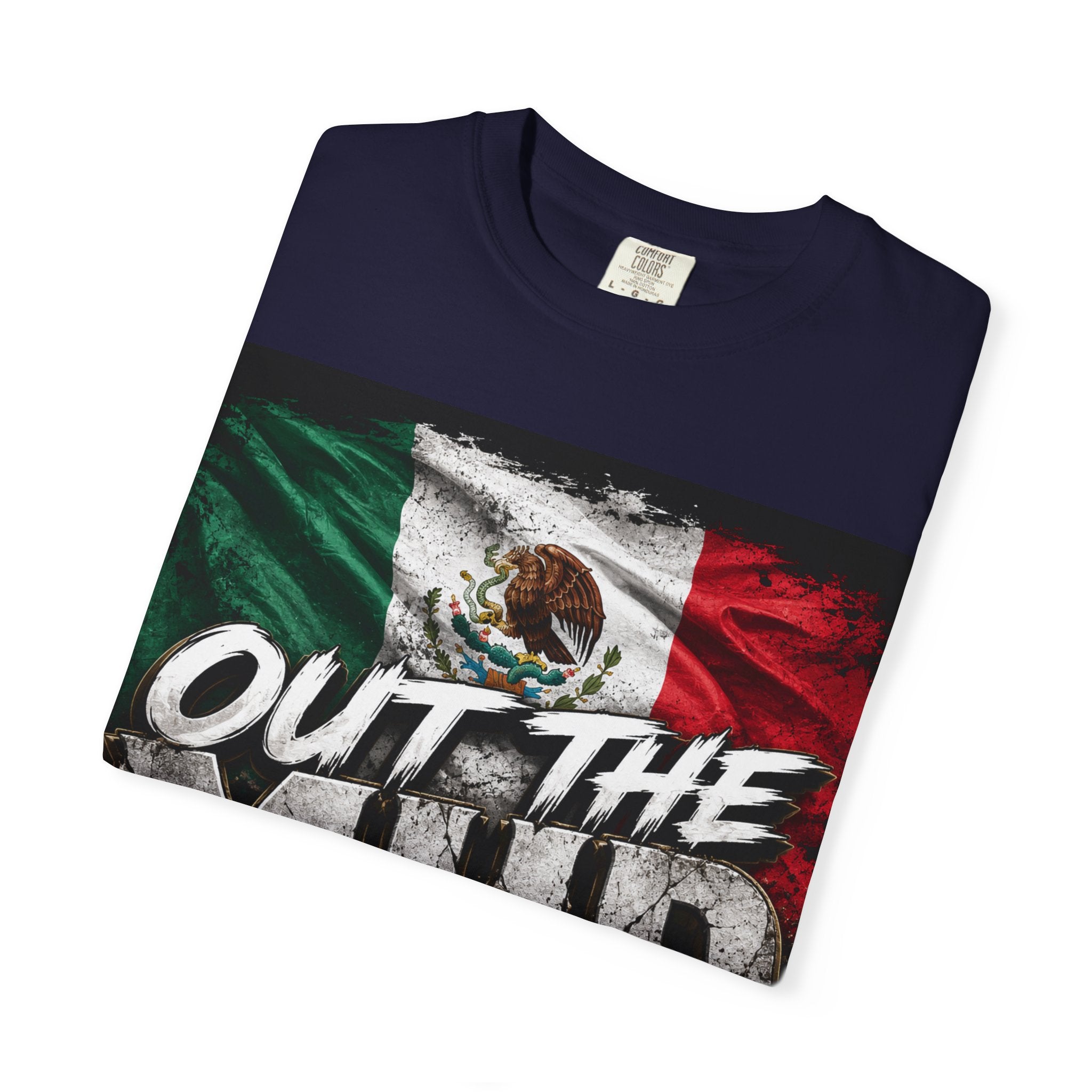 Out The Mud Royalty T-Shirt — Mexican Flag Streetwear Tee