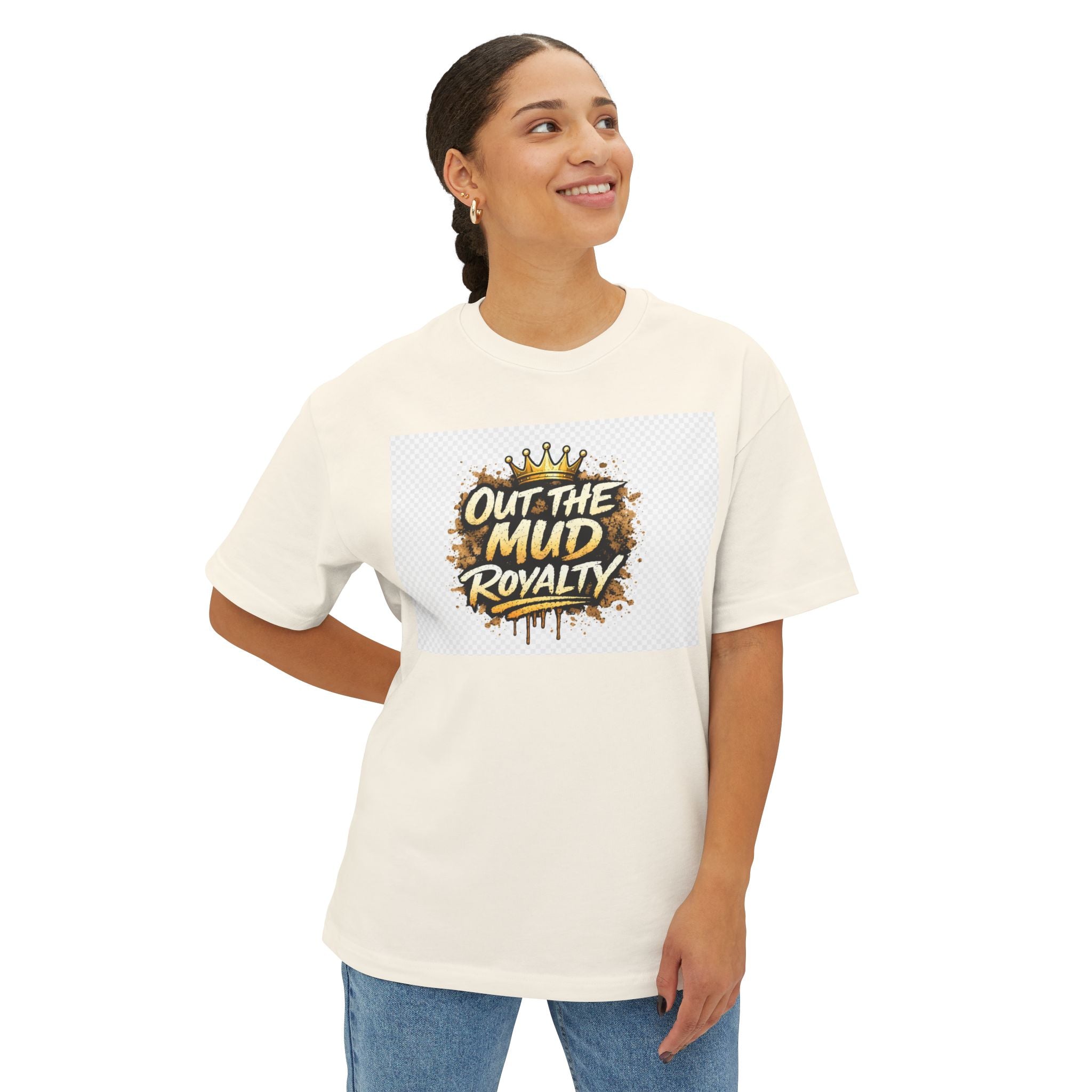 Graphic Tee — "Out The Mud Royalty" Dirt Splash Design