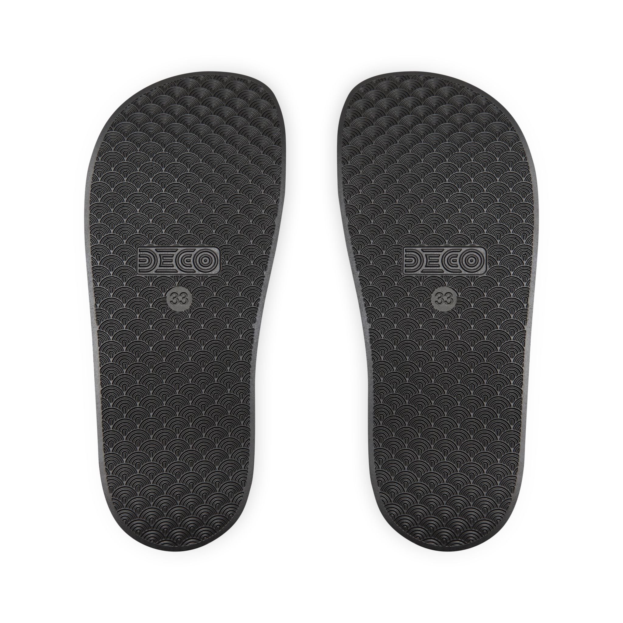 Youth Slide Sandals with Removable Strap — "Out the Mud Royalty" Graphic