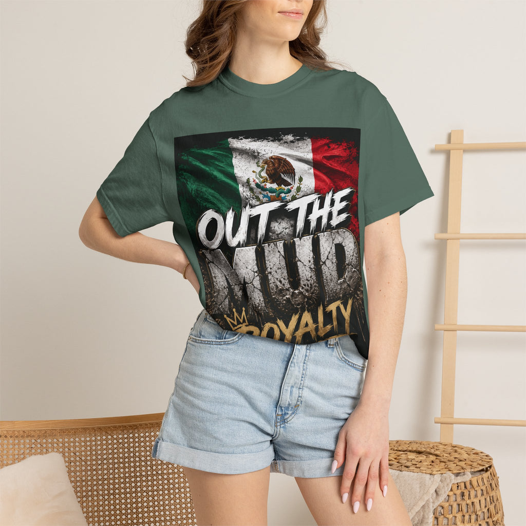 Out The Mud Royalty T-Shirt — Mexican Flag Streetwear Tee
