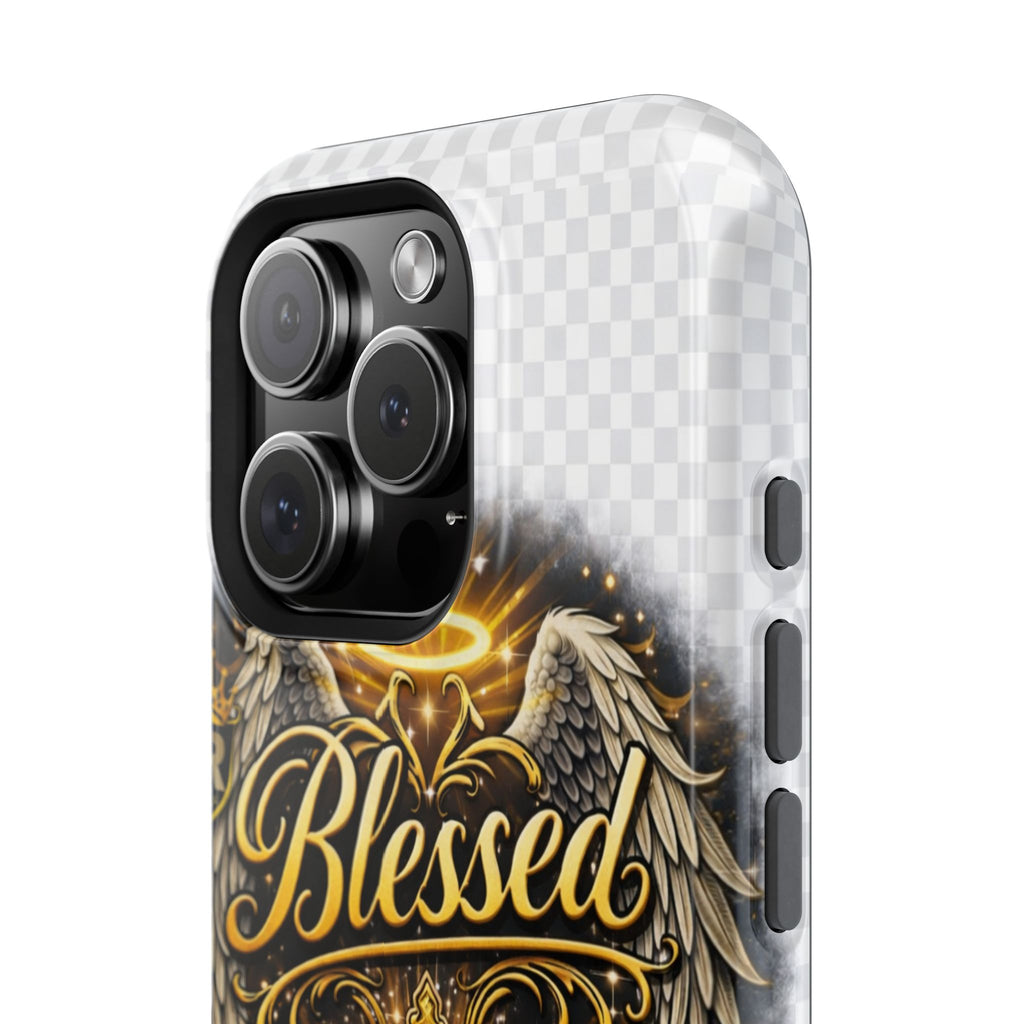Blessed Cross Phone Case — Impact-Resistant Religious iPhone Case