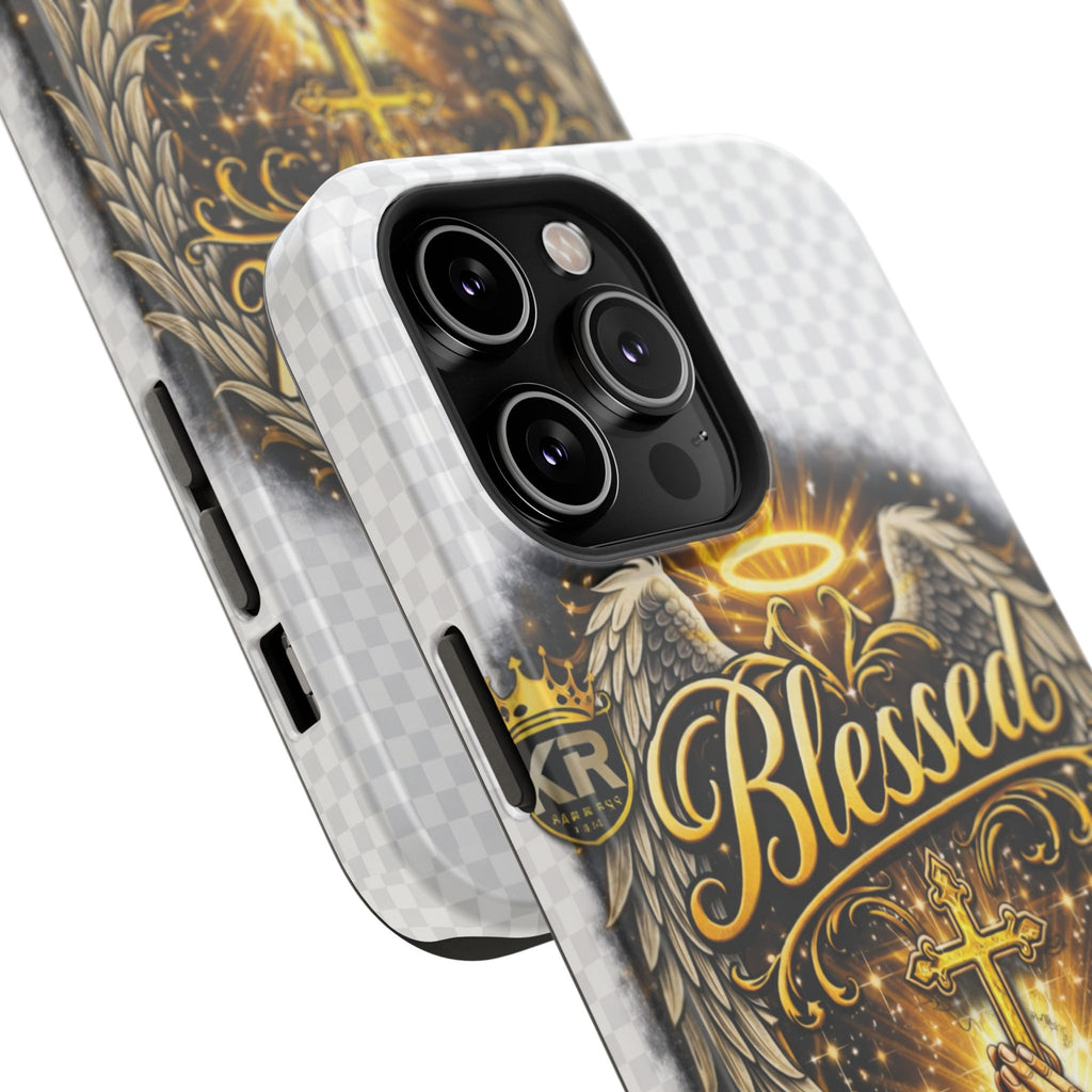 Blessed Cross Phone Case — Impact-Resistant Religious iPhone Case