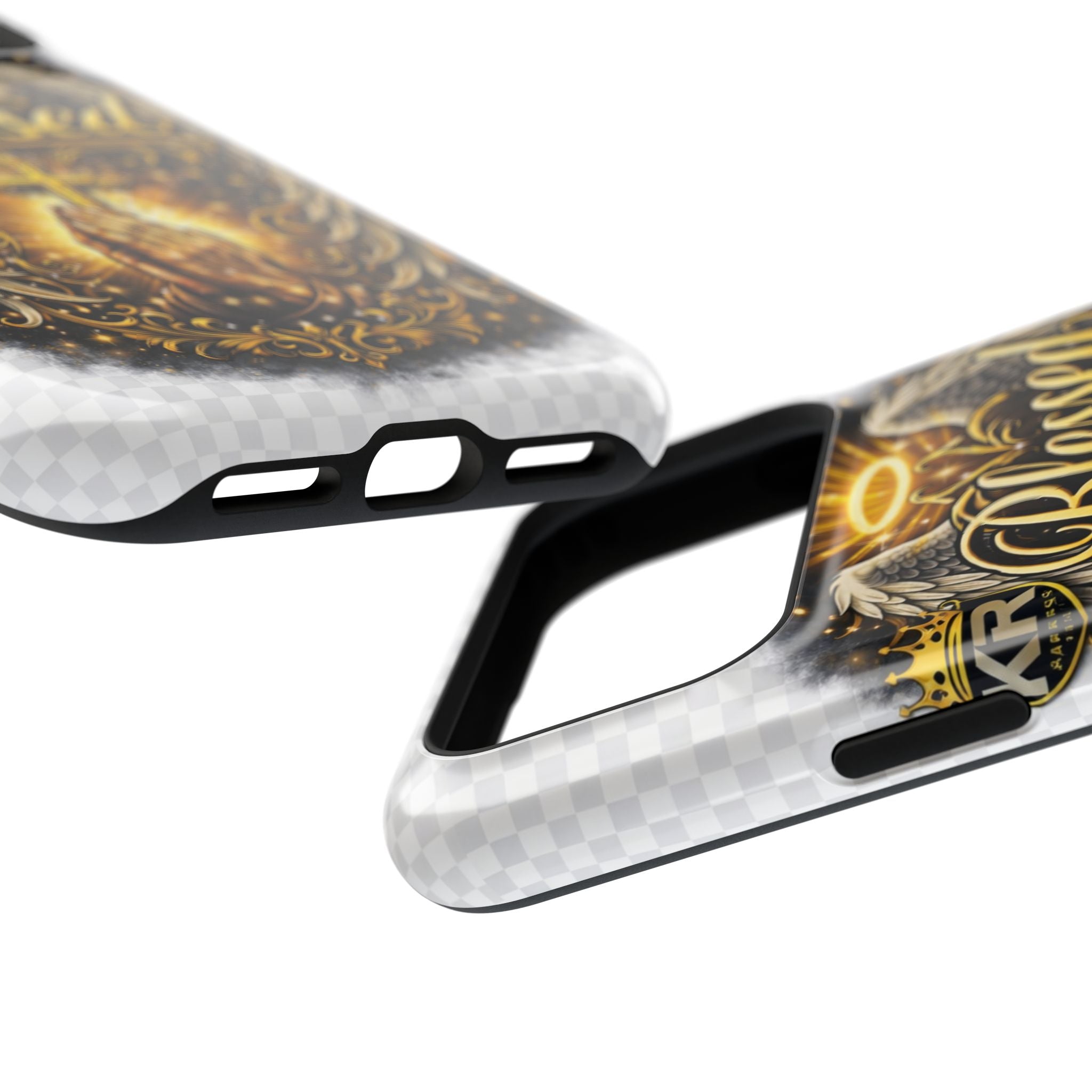 Blessed Cross Phone Case — Impact-Resistant Religious iPhone Case