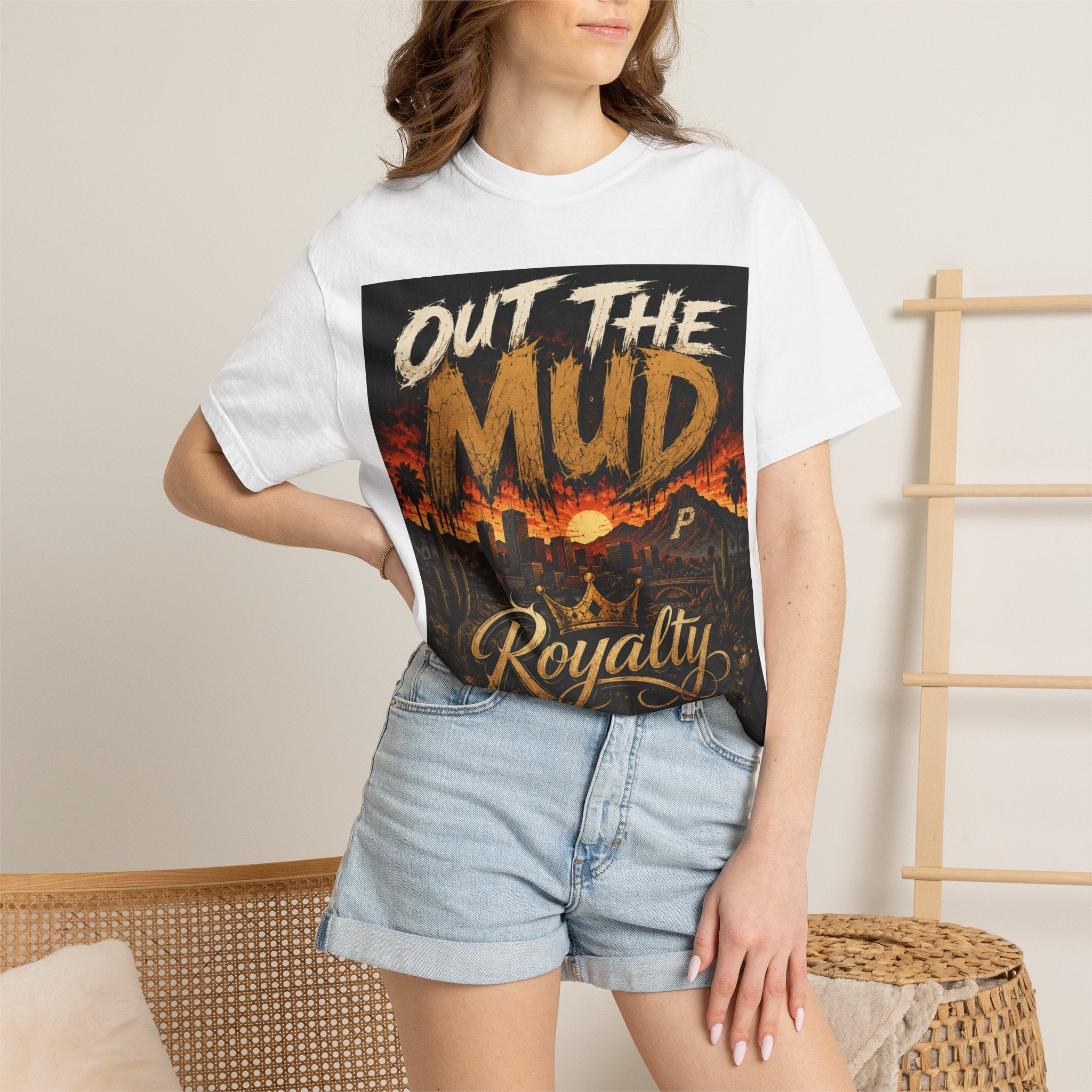 Out The Mud Royalty Phoenix T-Shirt — Motivational Urban Graphic Tee