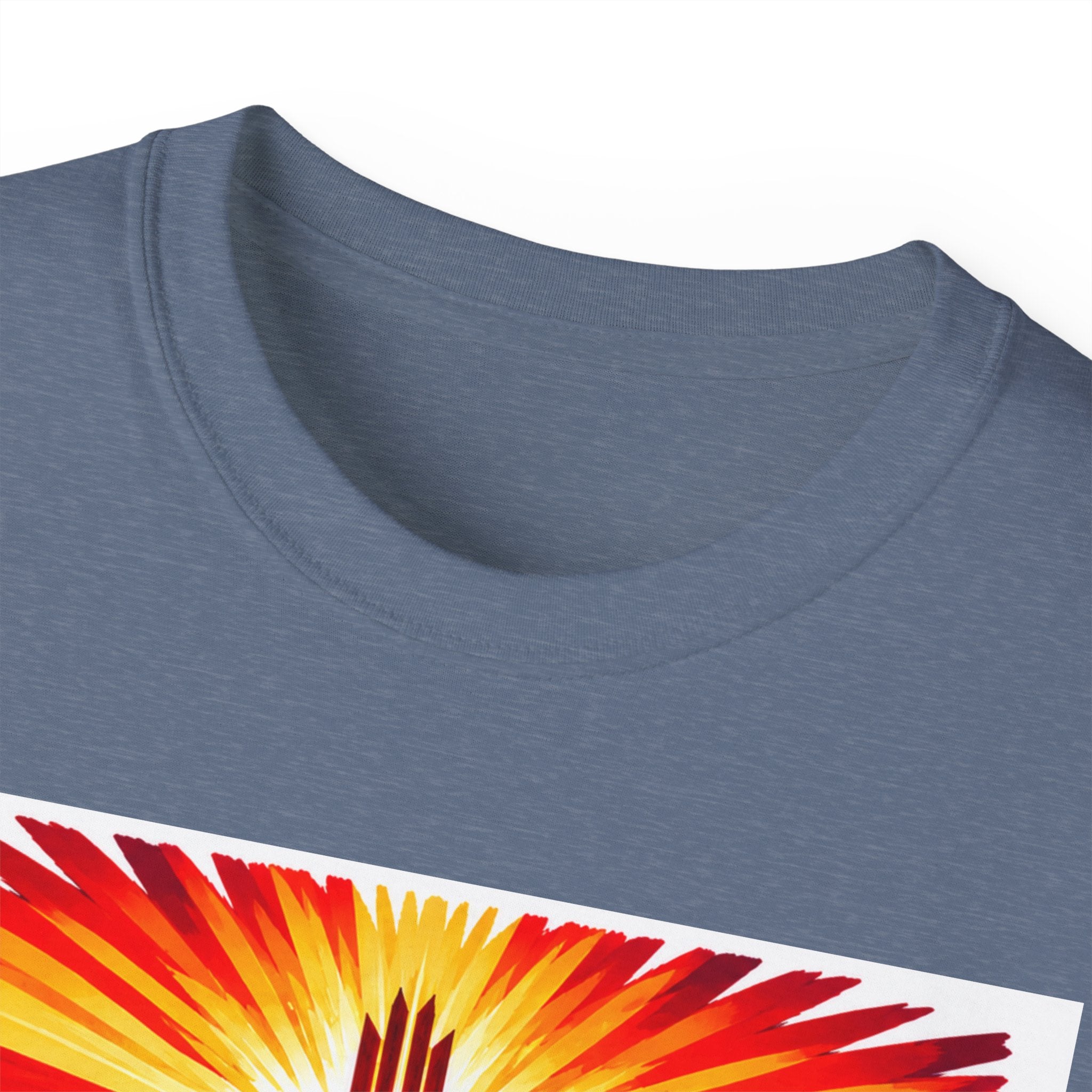 Desert Vibes Arizona T-Shirt – Southwestern Sunset Cactus Graphic with AZ-10 Back
