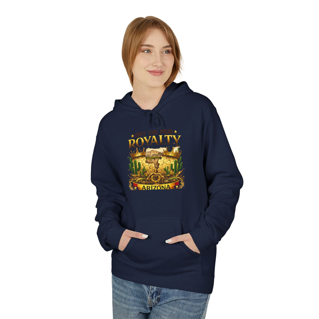 Arizona Desert 'Out in the Mud, Royalty' Hoodie — Western Cactus Graphic