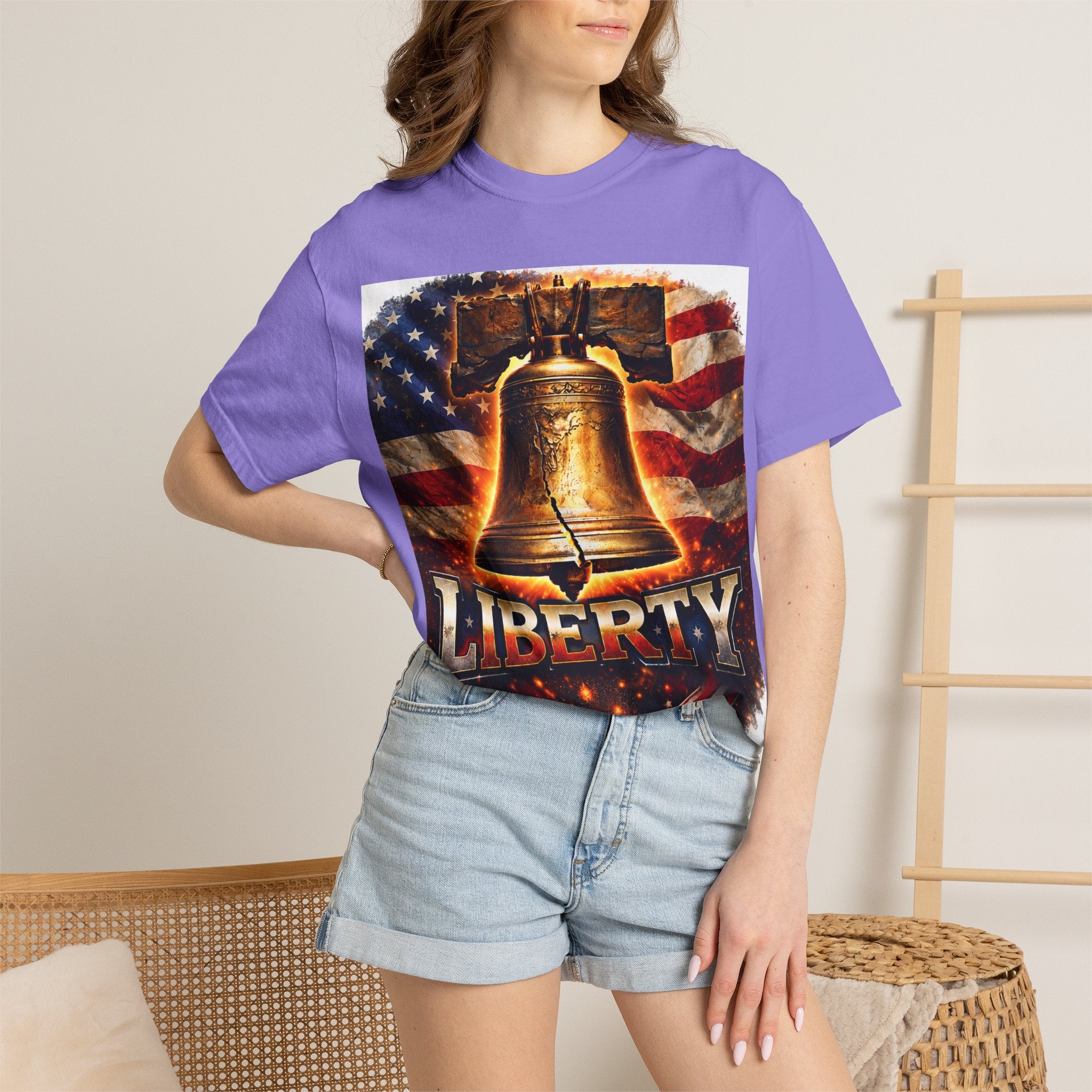 Liberty Bell T-Shirt — Patriotic American Flag Tee