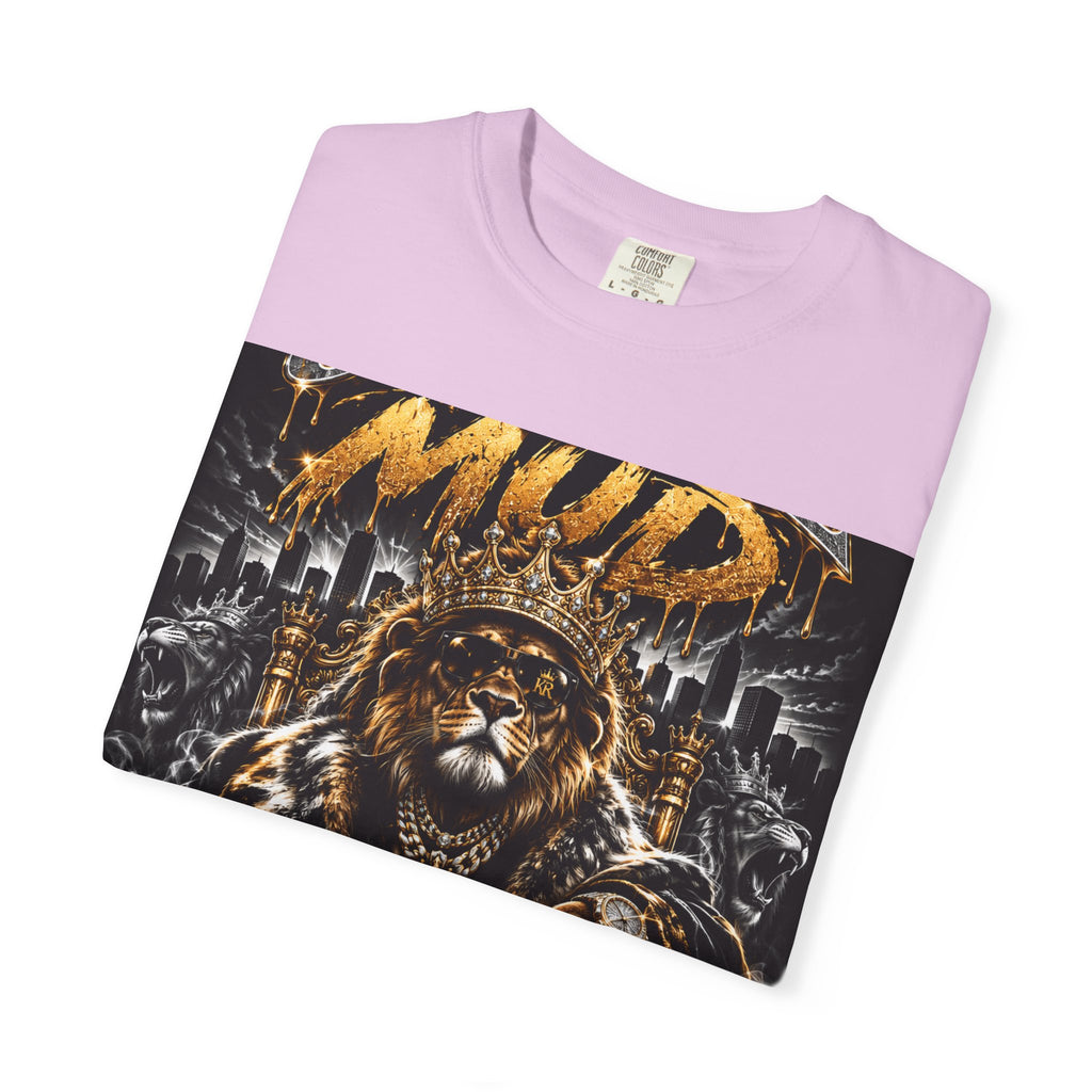 Royalty King Lion T-Shirt — Gold Crest Graphic Tee