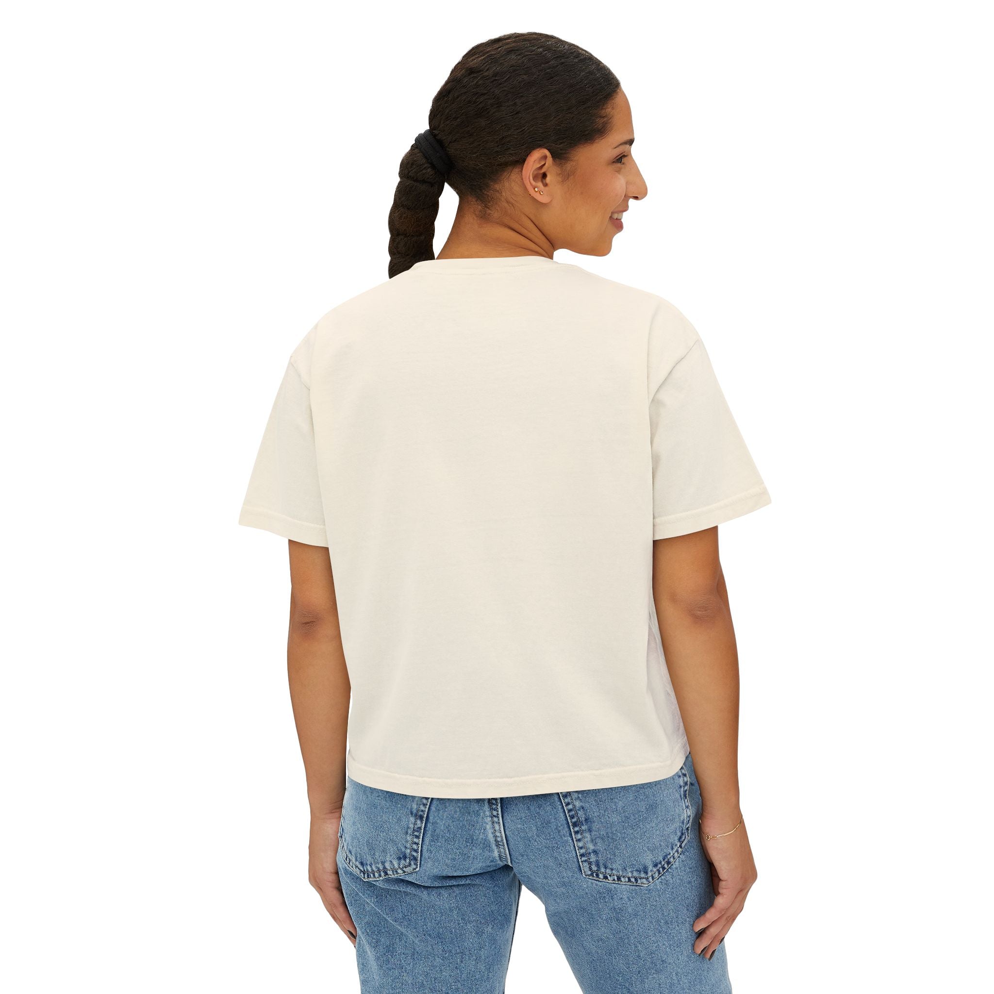 Out The Mud Royalty Women's Boxy Tee — Mud Crown Graphic Crop T-Shirt