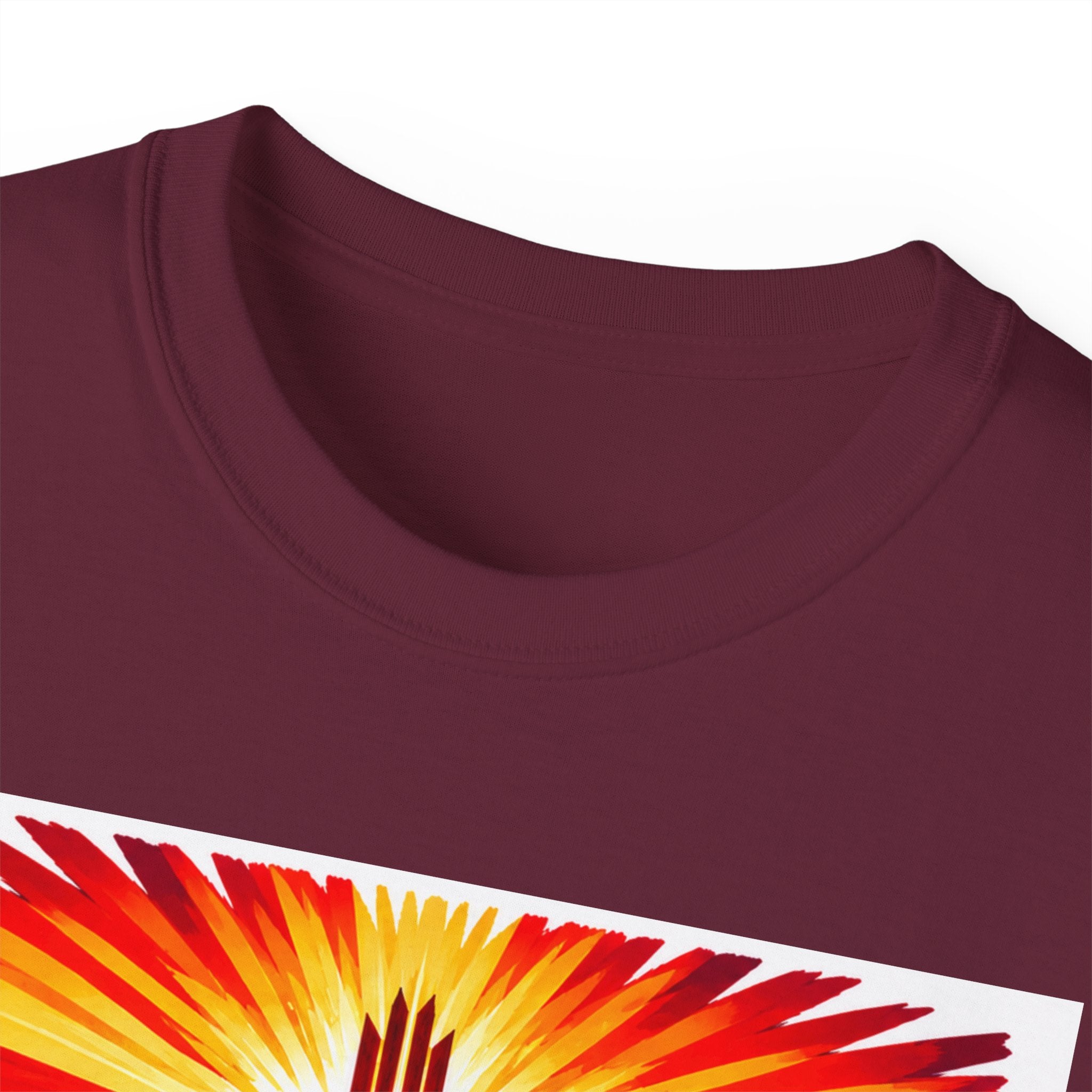 Desert Vibes Arizona T-Shirt – Southwestern Sunset Cactus Graphic with AZ-10 Back