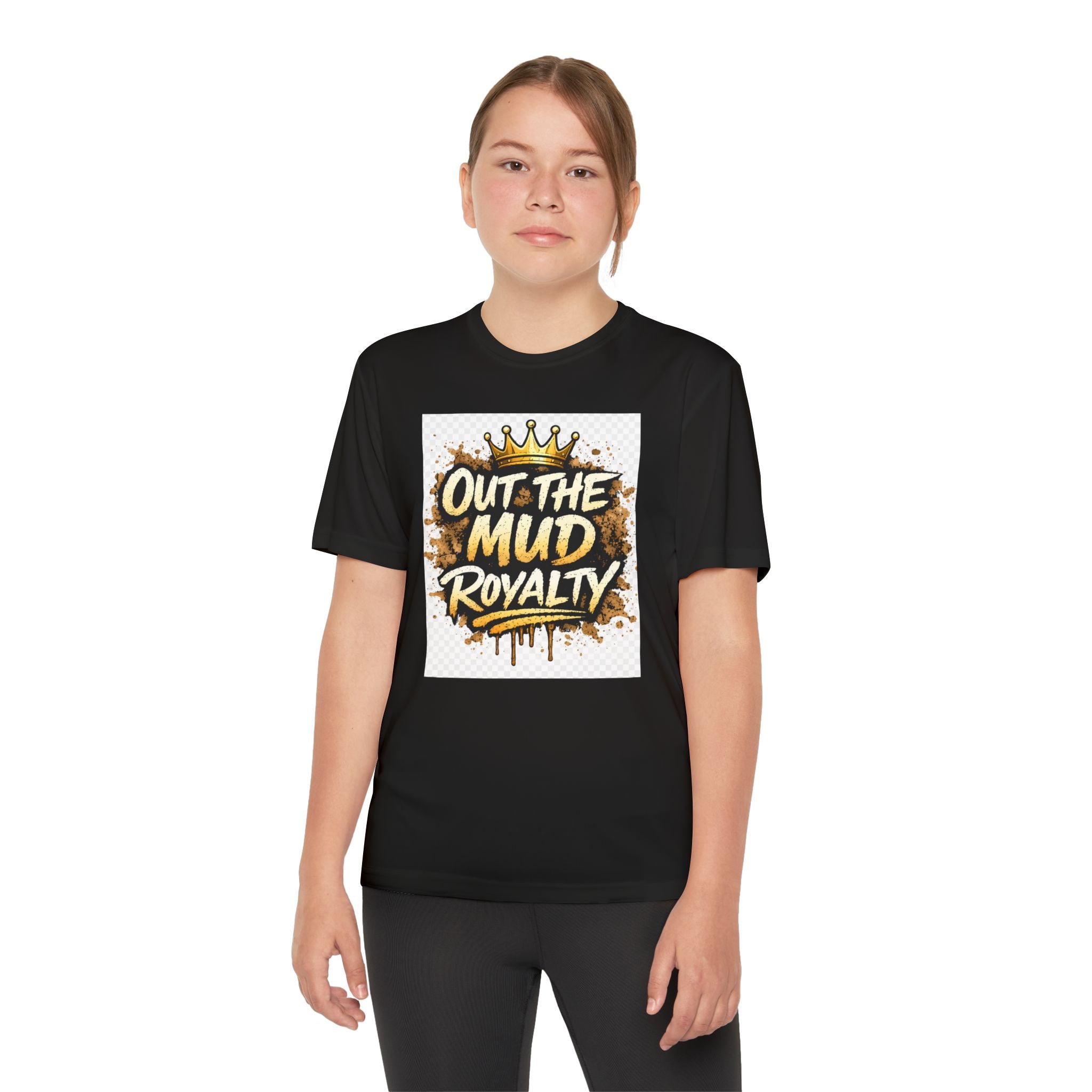 Youth Competitor Tee — "Out the Mud Royalty" Graphic Tee