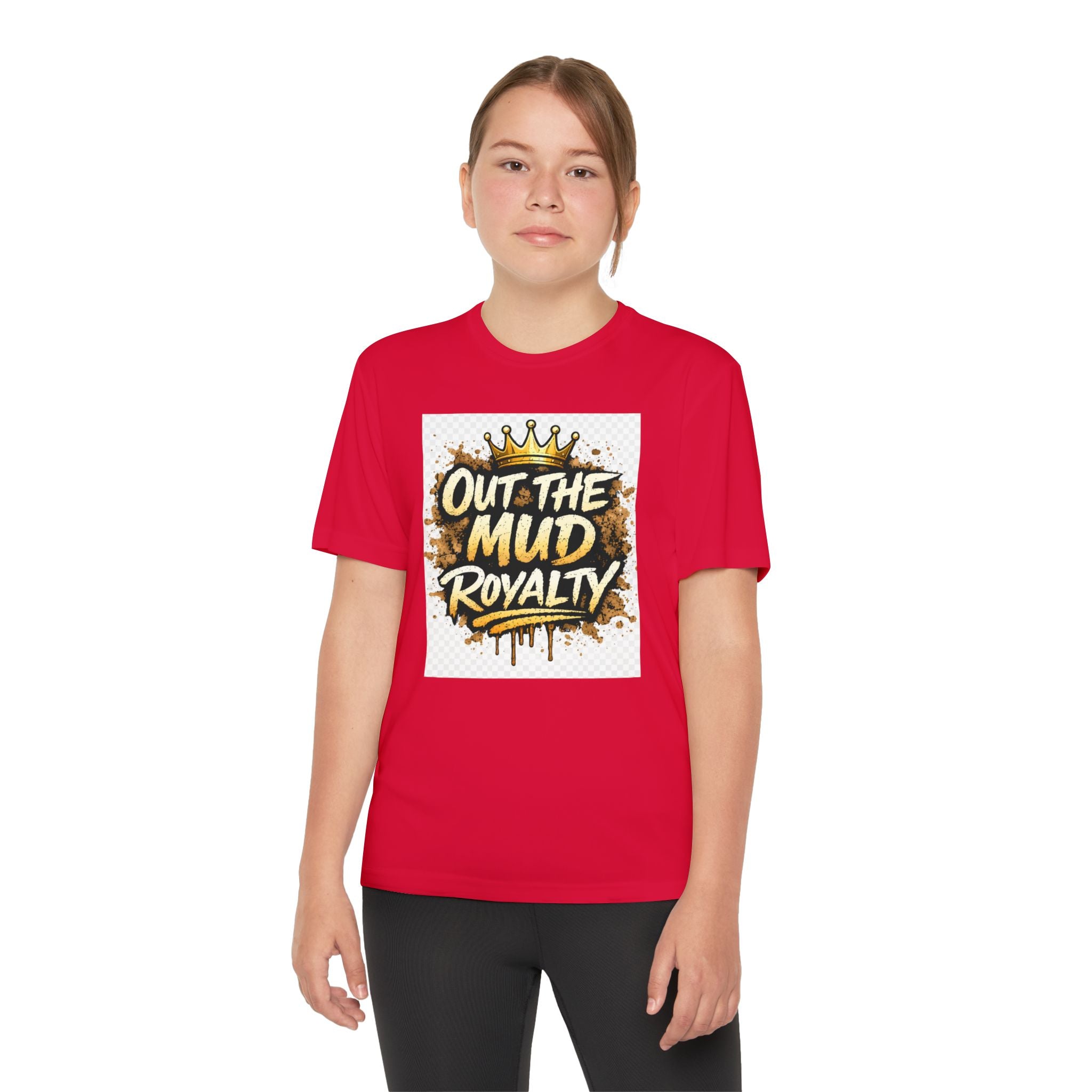 Youth Competitor Tee — "Out the Mud Royalty" Graphic Tee