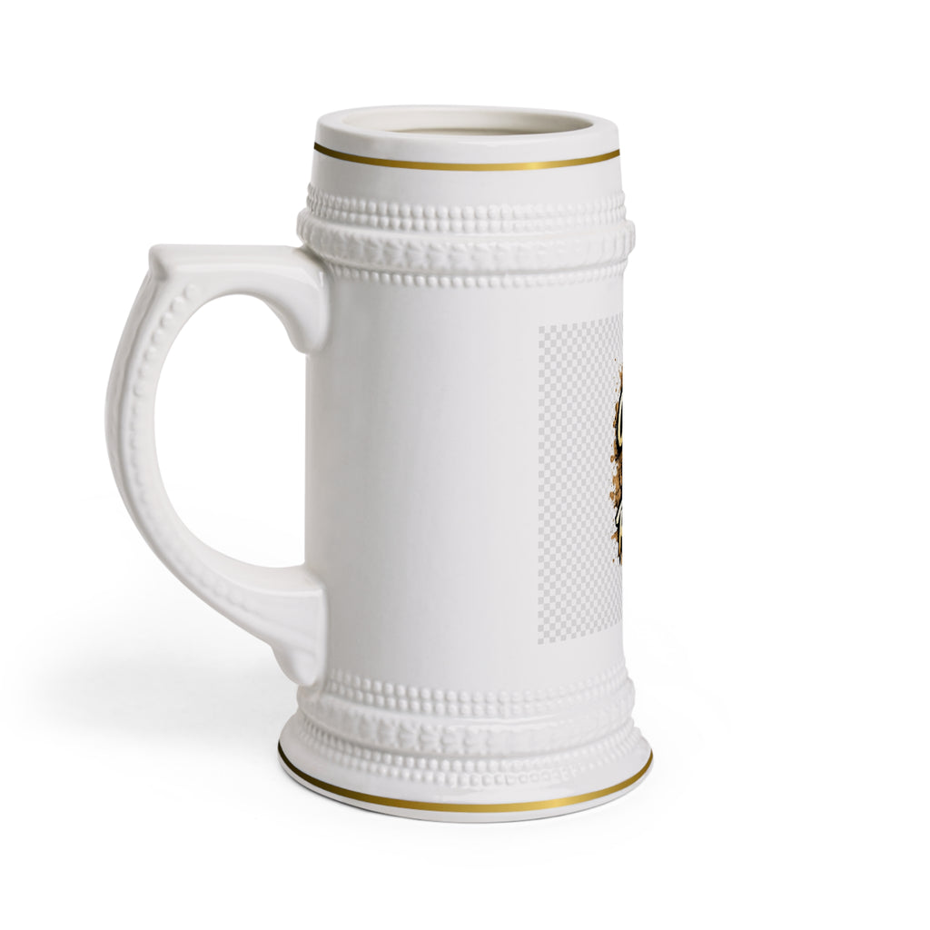 Out the Mud Royalty Beer Stein Mug — Mud-Splatter Crown Design for Off-Road & Motocross Fans