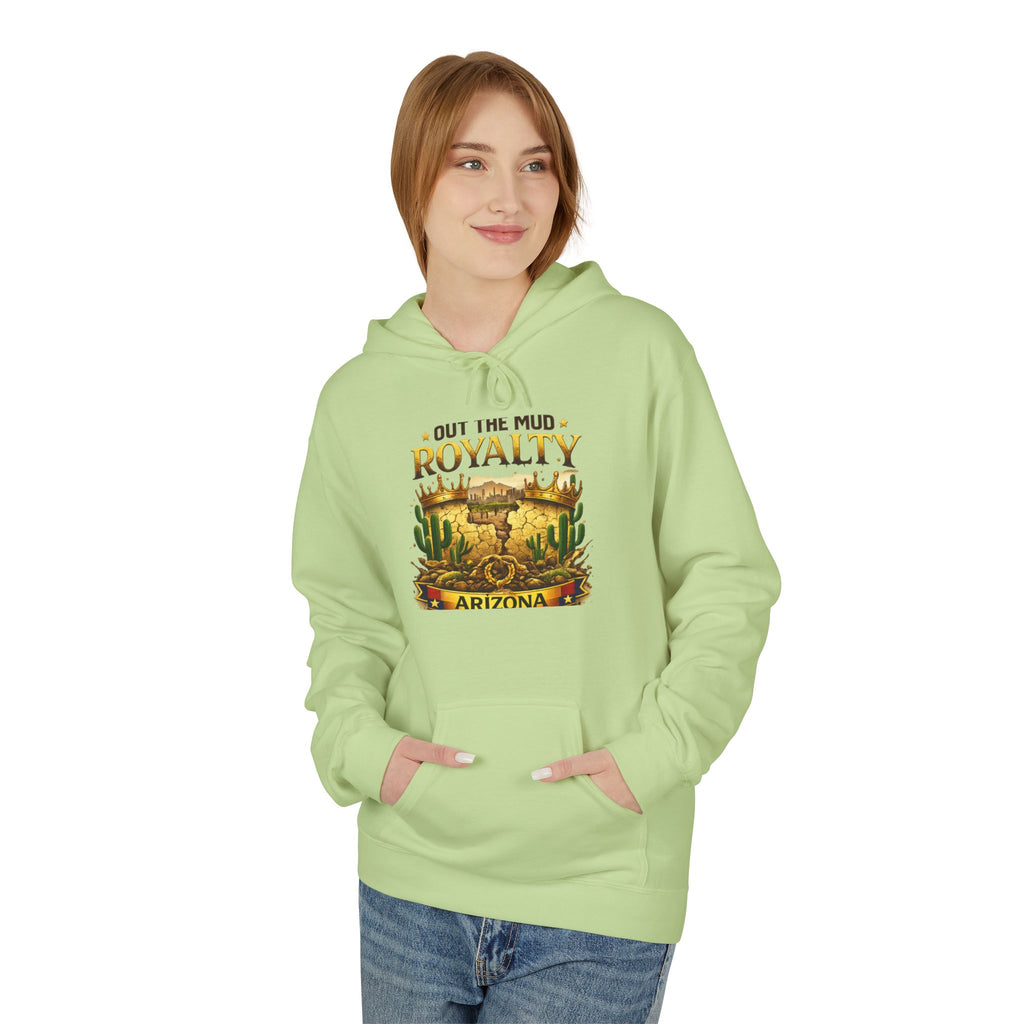 Arizona Desert 'Out in the Mud, Royalty' Hoodie — Western Cactus Graphic