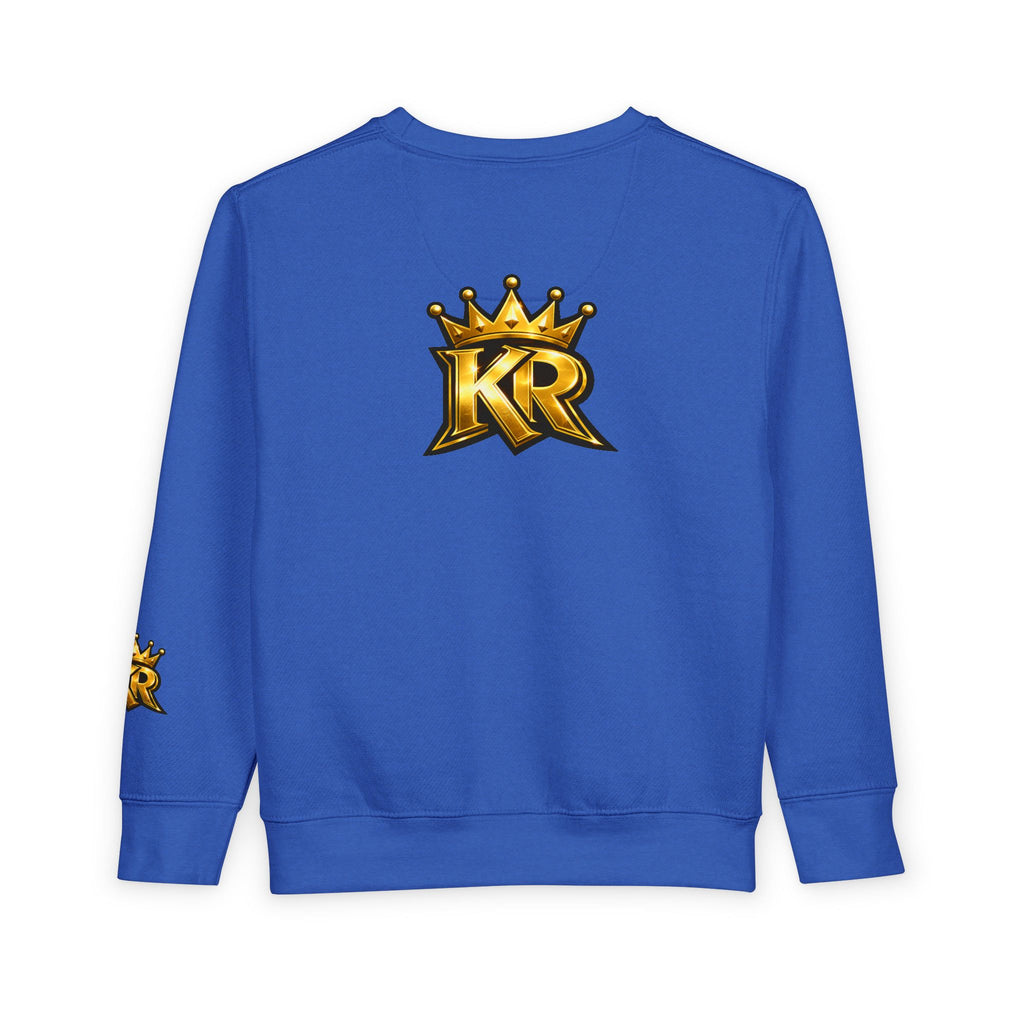 Toddler Sweatshirt - "Out the Mud Royalty" Gold Crown Graphic