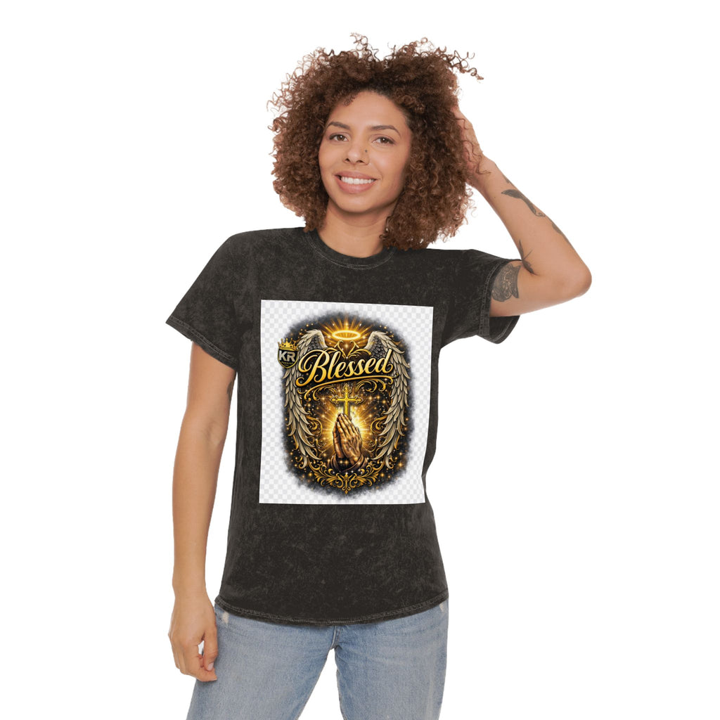 Blessed Cross Mineral Wash T-Shirt