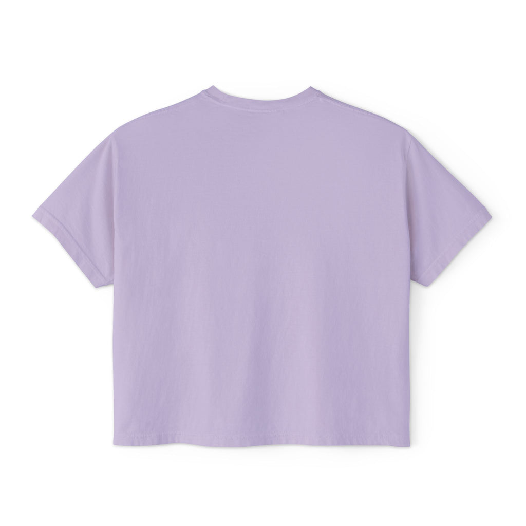 Out The Mud Royalty Women's Boxy Tee — Mud Crown Graphic Crop T-Shirt