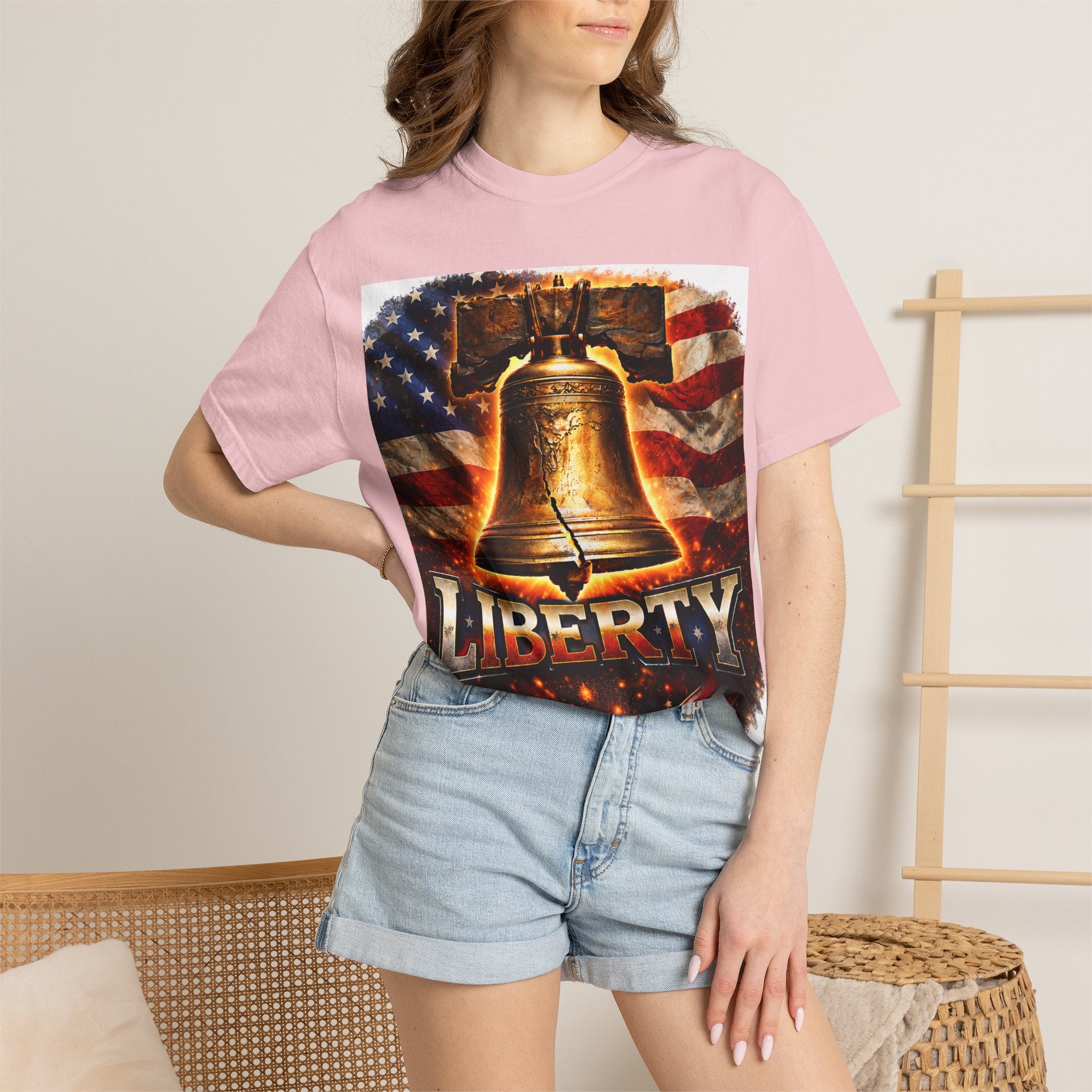 Liberty Bell T-Shirt — Patriotic American Flag Tee