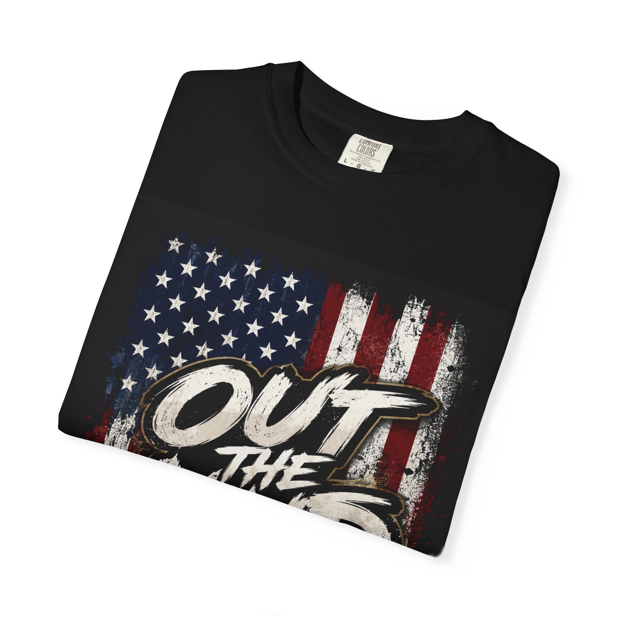 Out The Mud Royalty T-Shirt — American Flag Liberty Graphic Tee