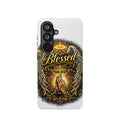 Blessed Cross Phone Case — Impact-Resistant Religious iPhone Case