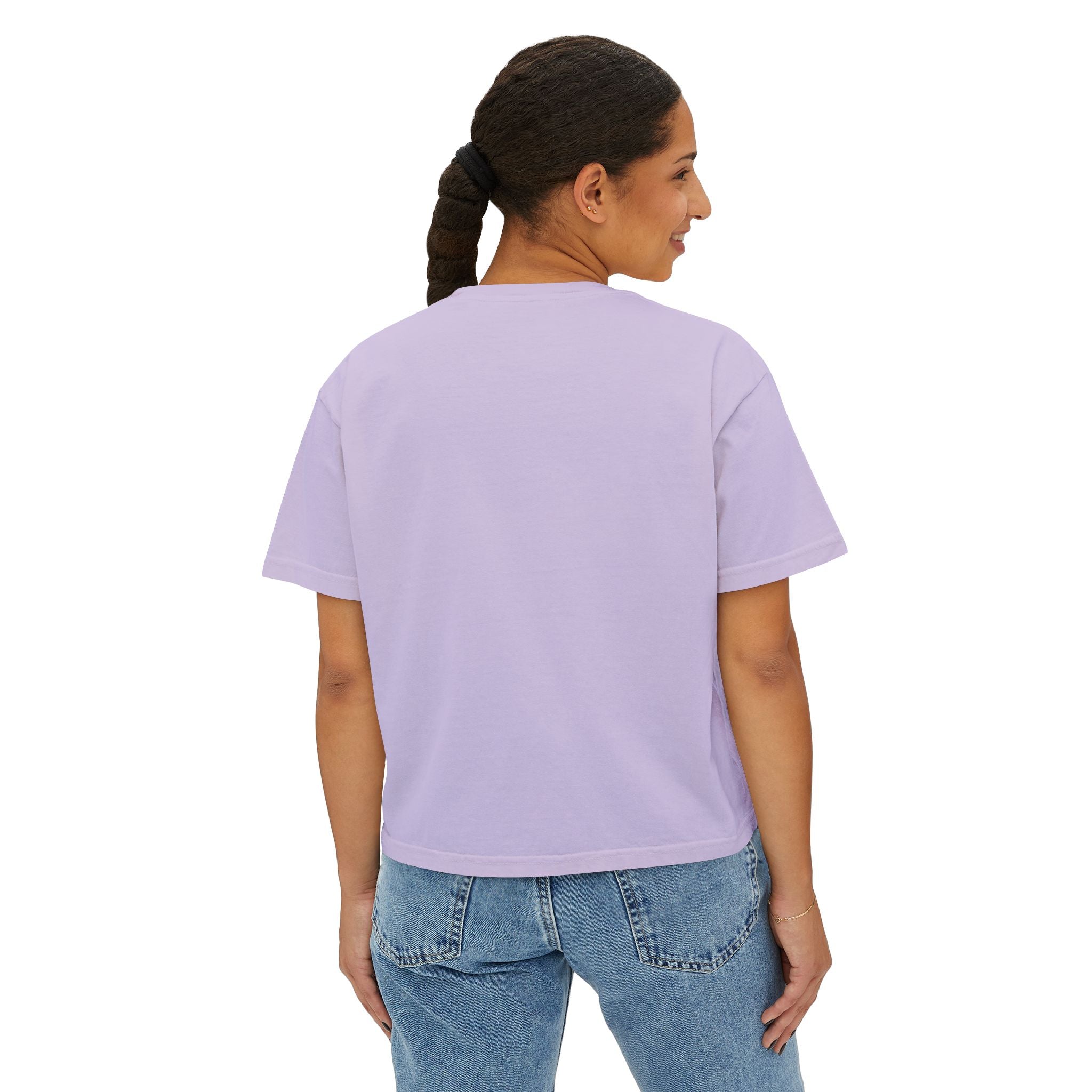 Out The Mud Royalty Women's Boxy Tee — Mud Crown Graphic Crop T-Shirt