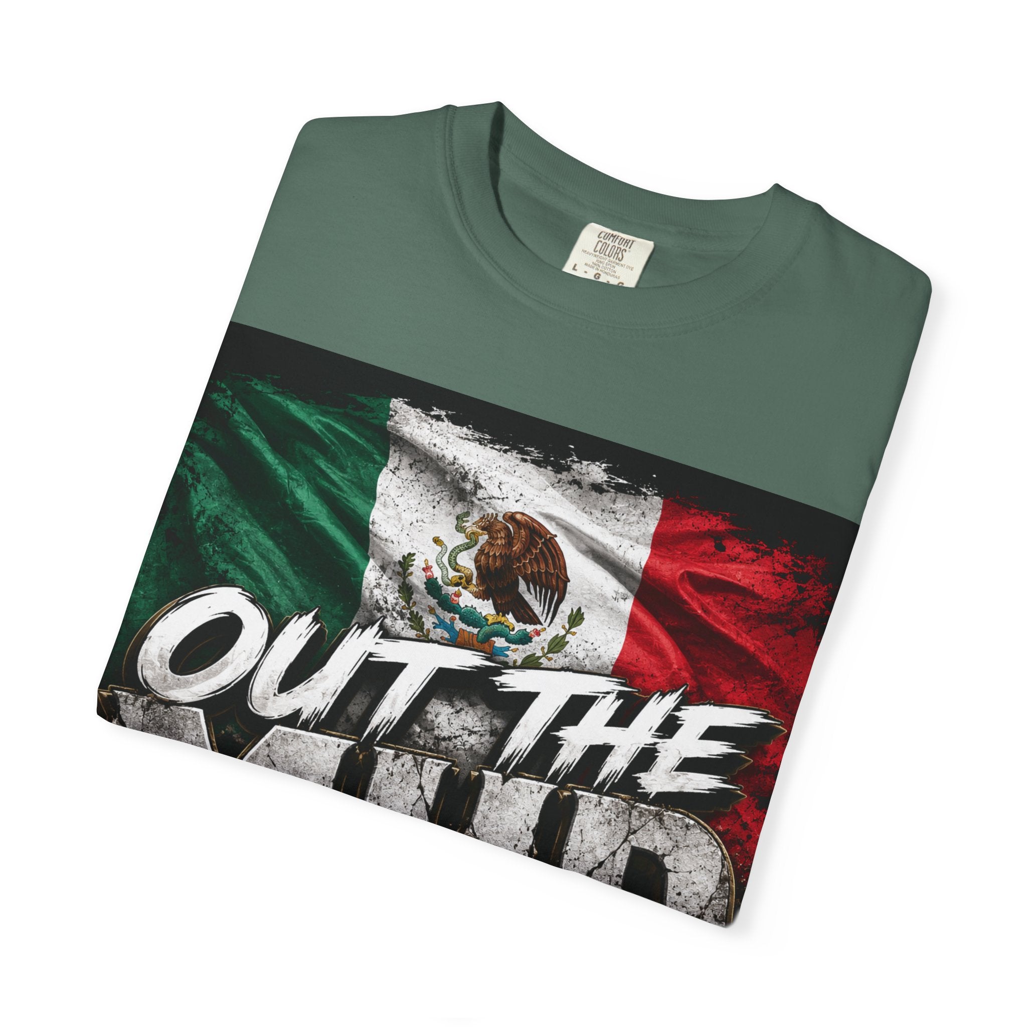 Out The Mud Royalty T-Shirt — Mexican Flag Streetwear Tee