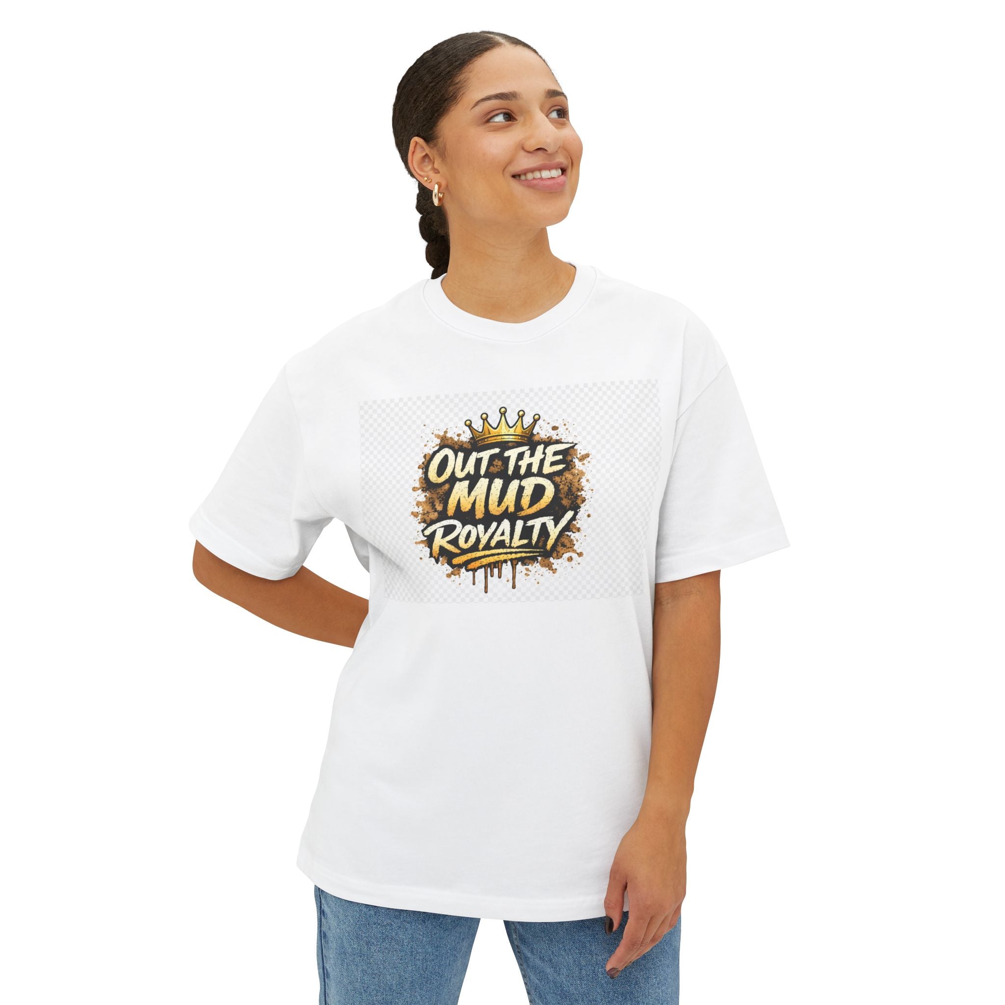 Graphic Tee — "Out The Mud Royalty" Dirt Splash Design