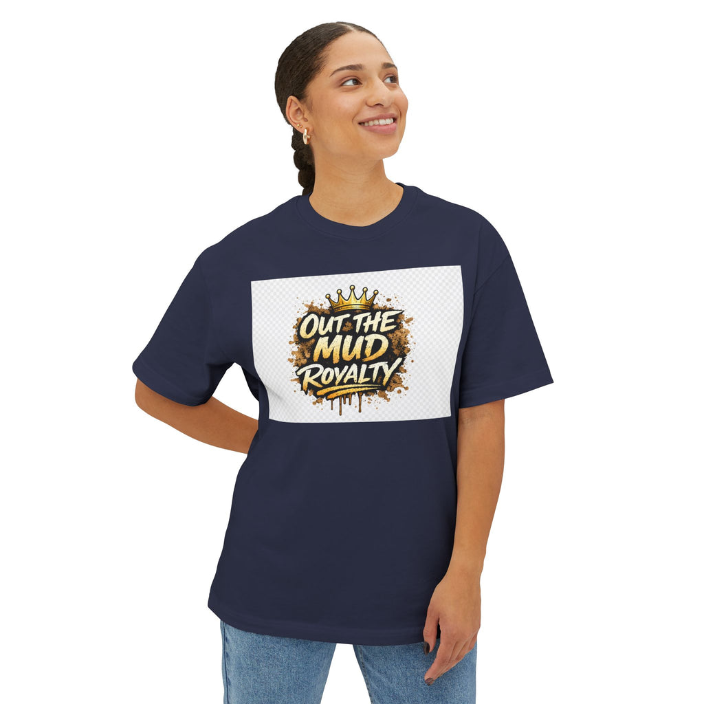 Graphic Tee — "Out The Mud Royalty" Dirt Splash Design