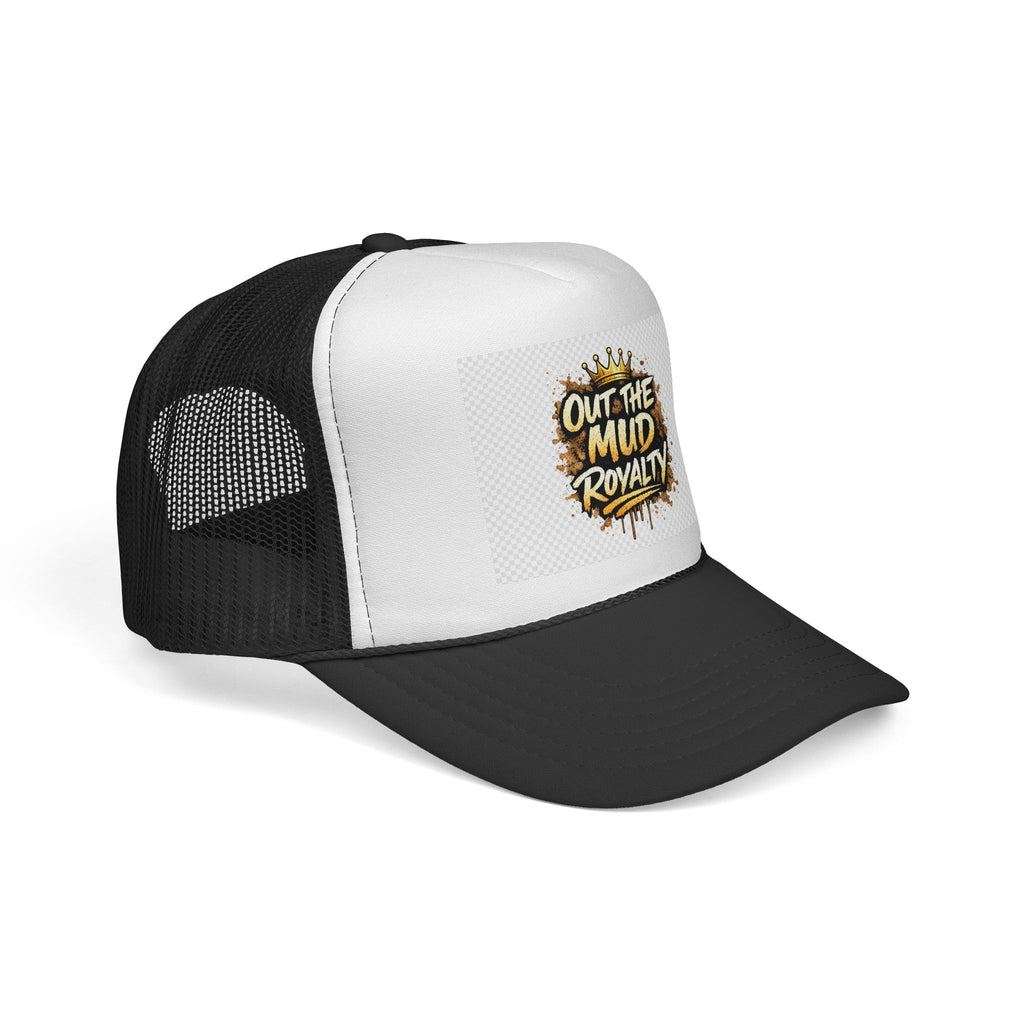 Out The Mud Royalty Trucker Cap — Mud-Inspired Crown Logo Snapback