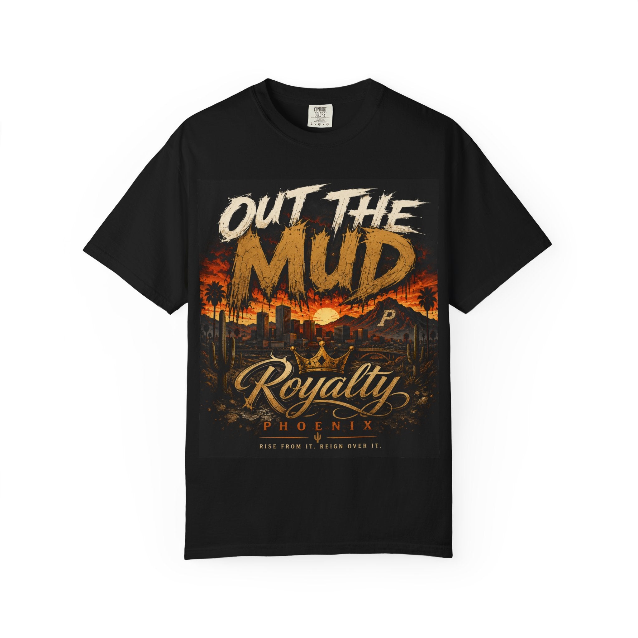 Out The Mud Royalty Phoenix T-Shirt — Motivational Urban Graphic Tee