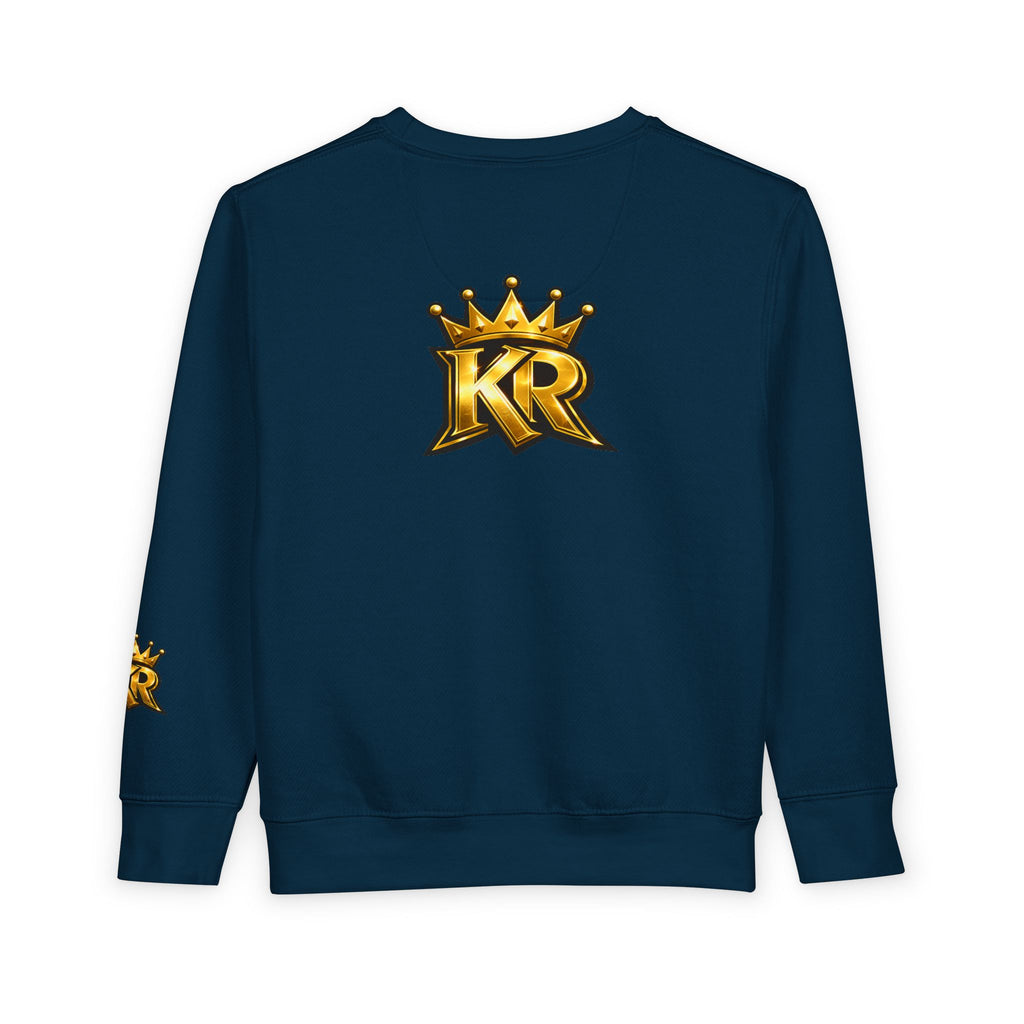 Toddler Sweatshirt - "Out the Mud Royalty" Gold Crown Graphic